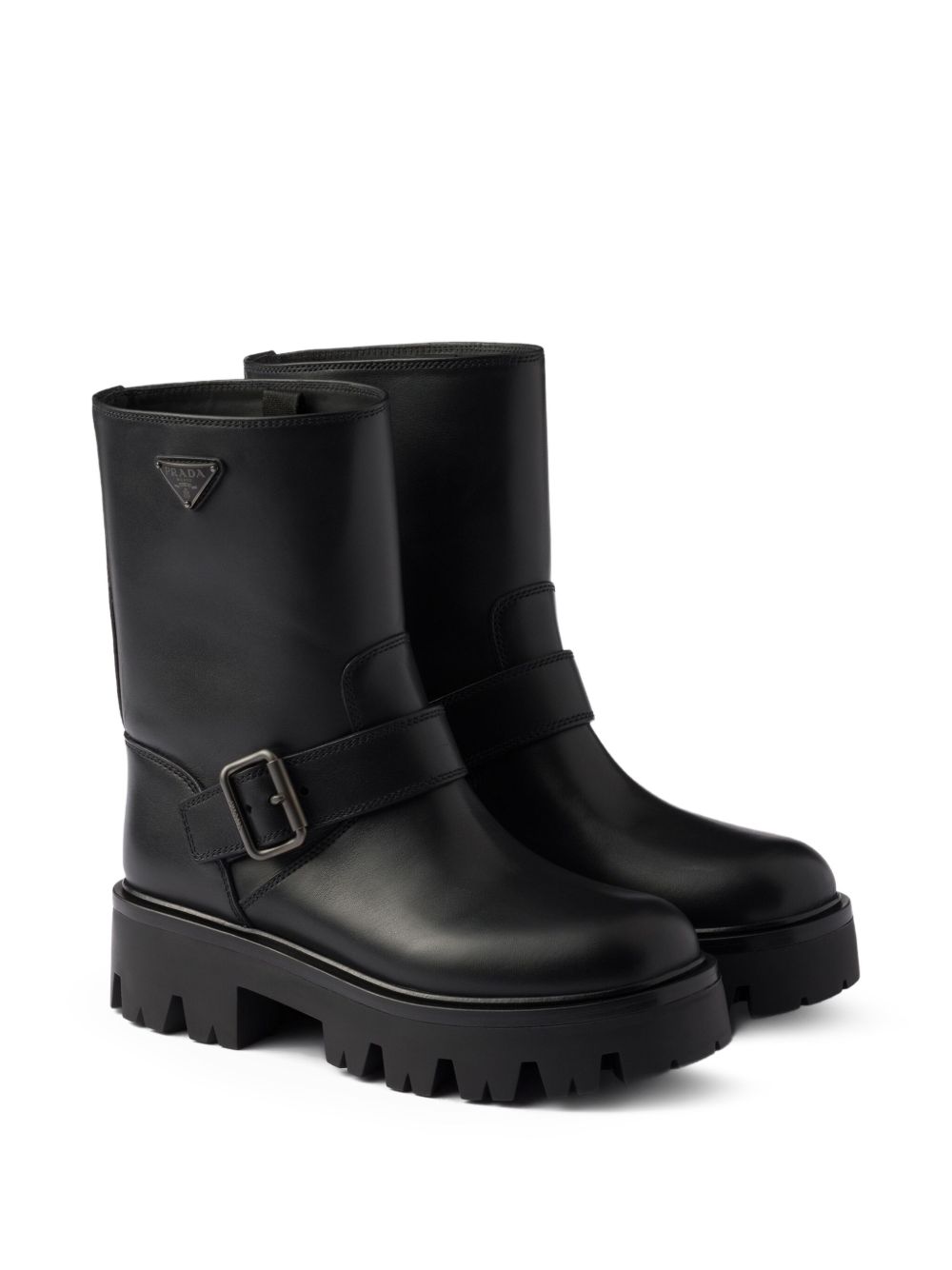 Prada Women Leather Boots
