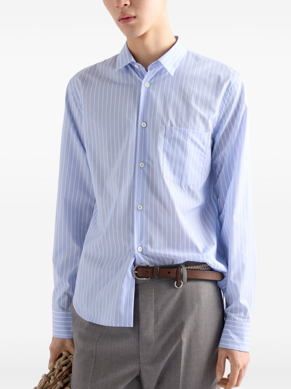 Prada Men Cotton Shirt