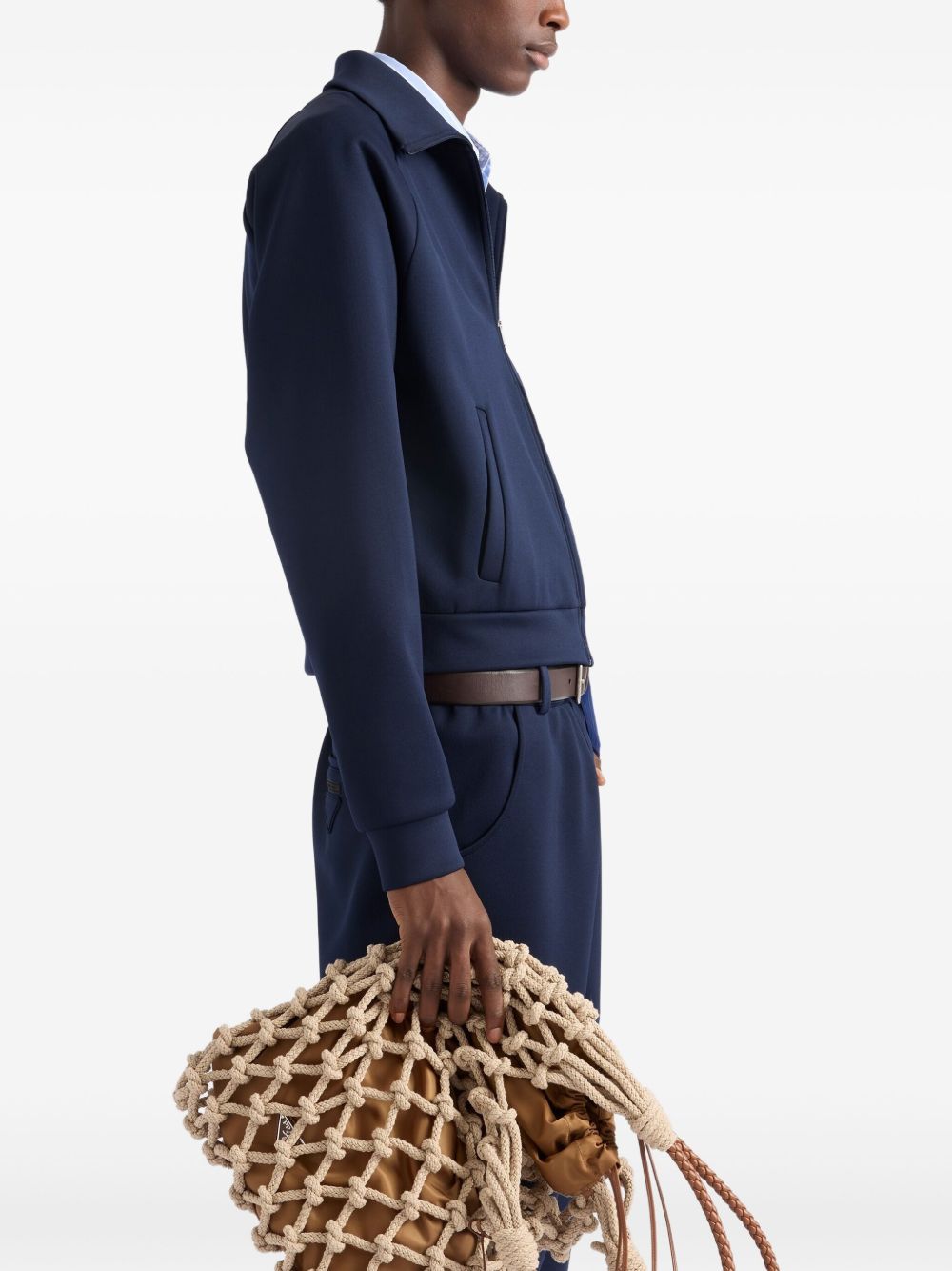 Prada Men Zipped Sweatshirt