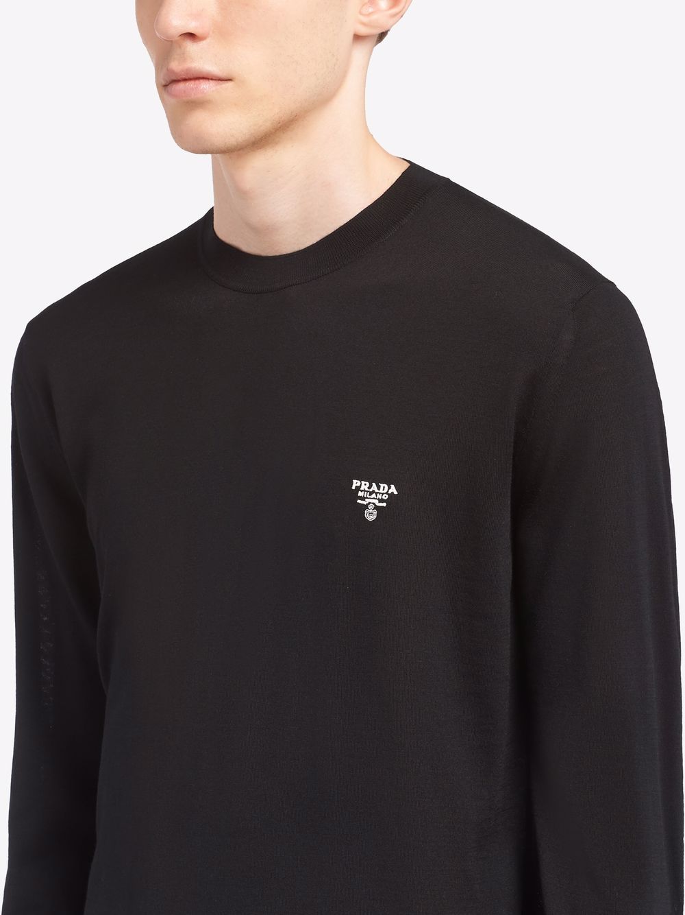 Prada Men Wool Crewneck Sweater PRADA