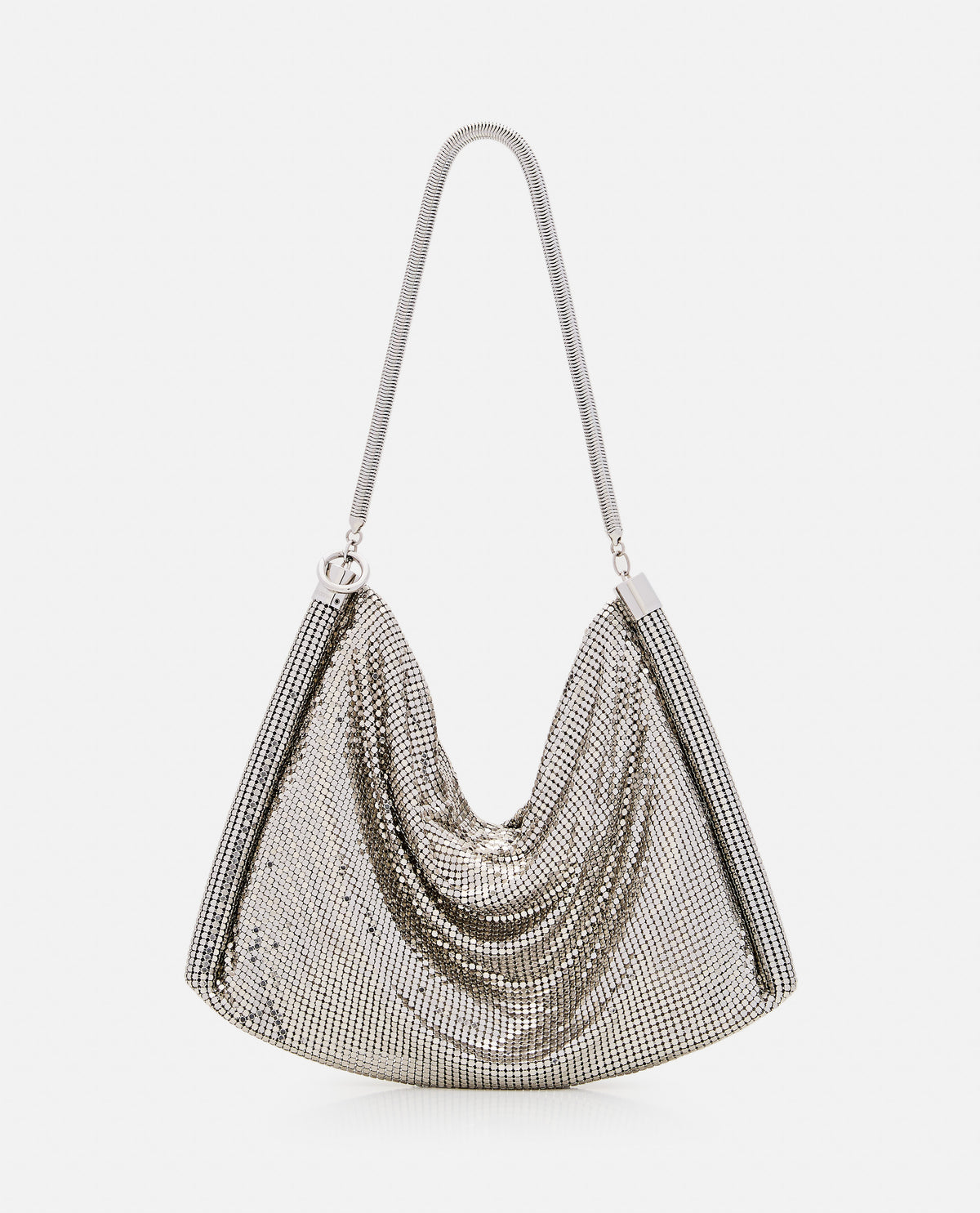 Rabanne Women Pixel Tube Aluminum Shoulder Bag PACO RABANNE
