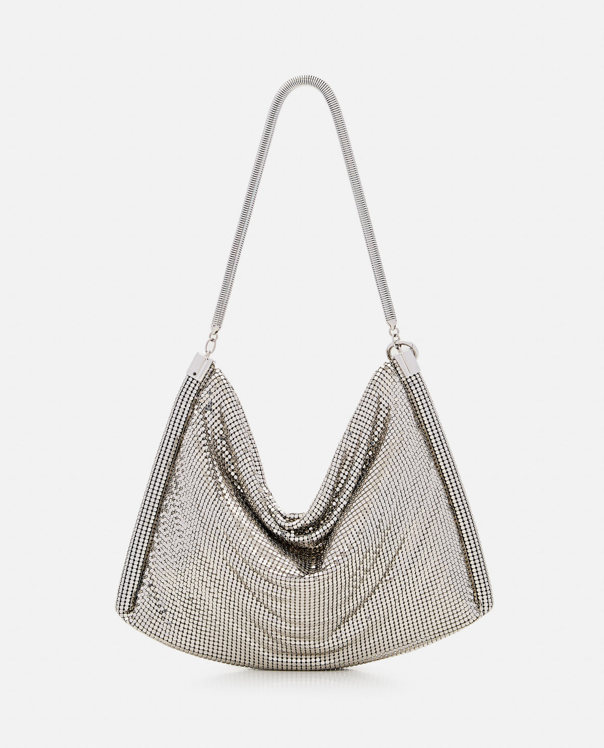Rabanne Women Pixel Tube Aluminum Shoulder Bag PACO RABANNE