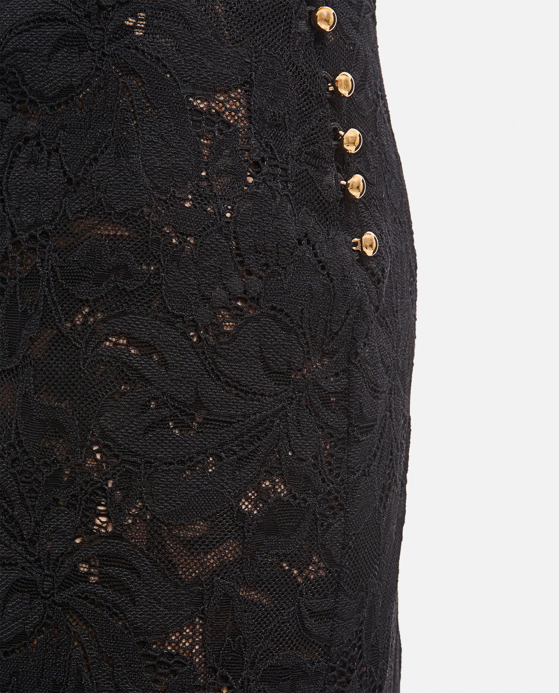 Rabanne Women Lace Long Midi Skirt PACO RABANNE
