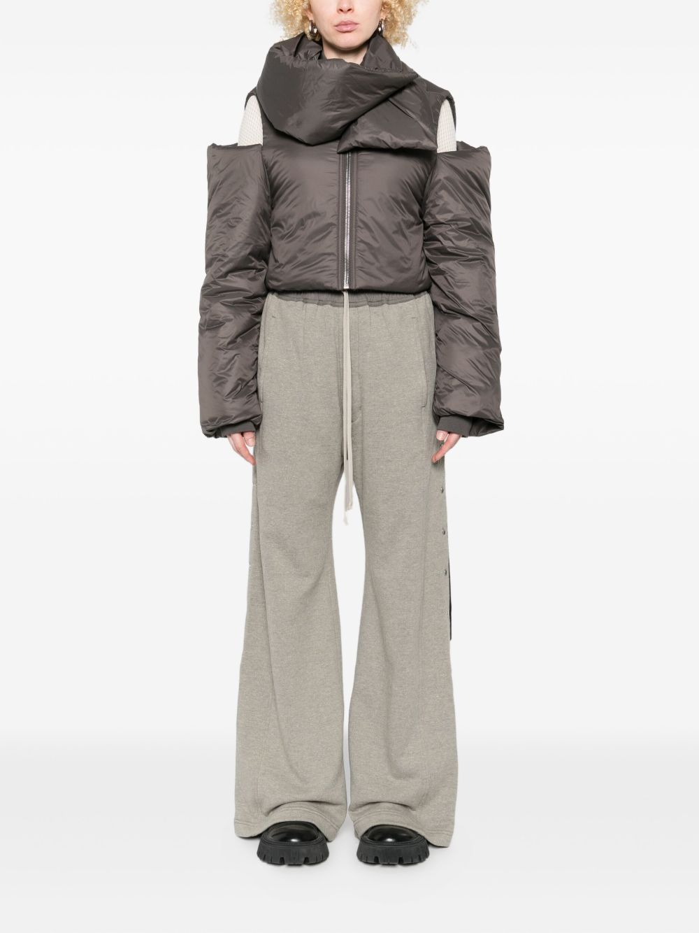 Rick Owens Drkshdw Women Convertible Down Jacket RICK OWENS
