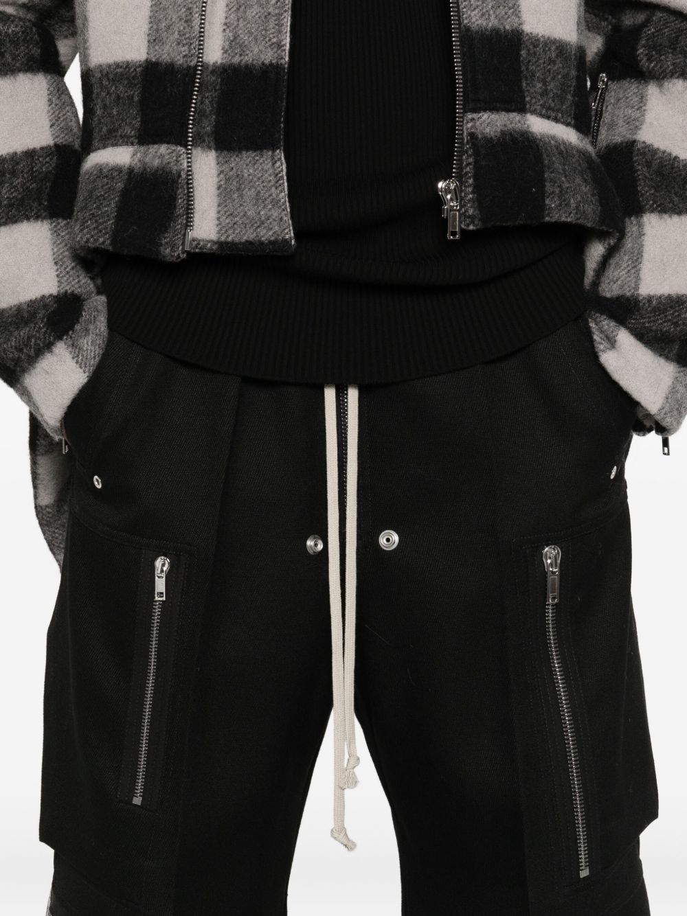Rick Owens Women Wool Cargo Trousers RICK OWENS