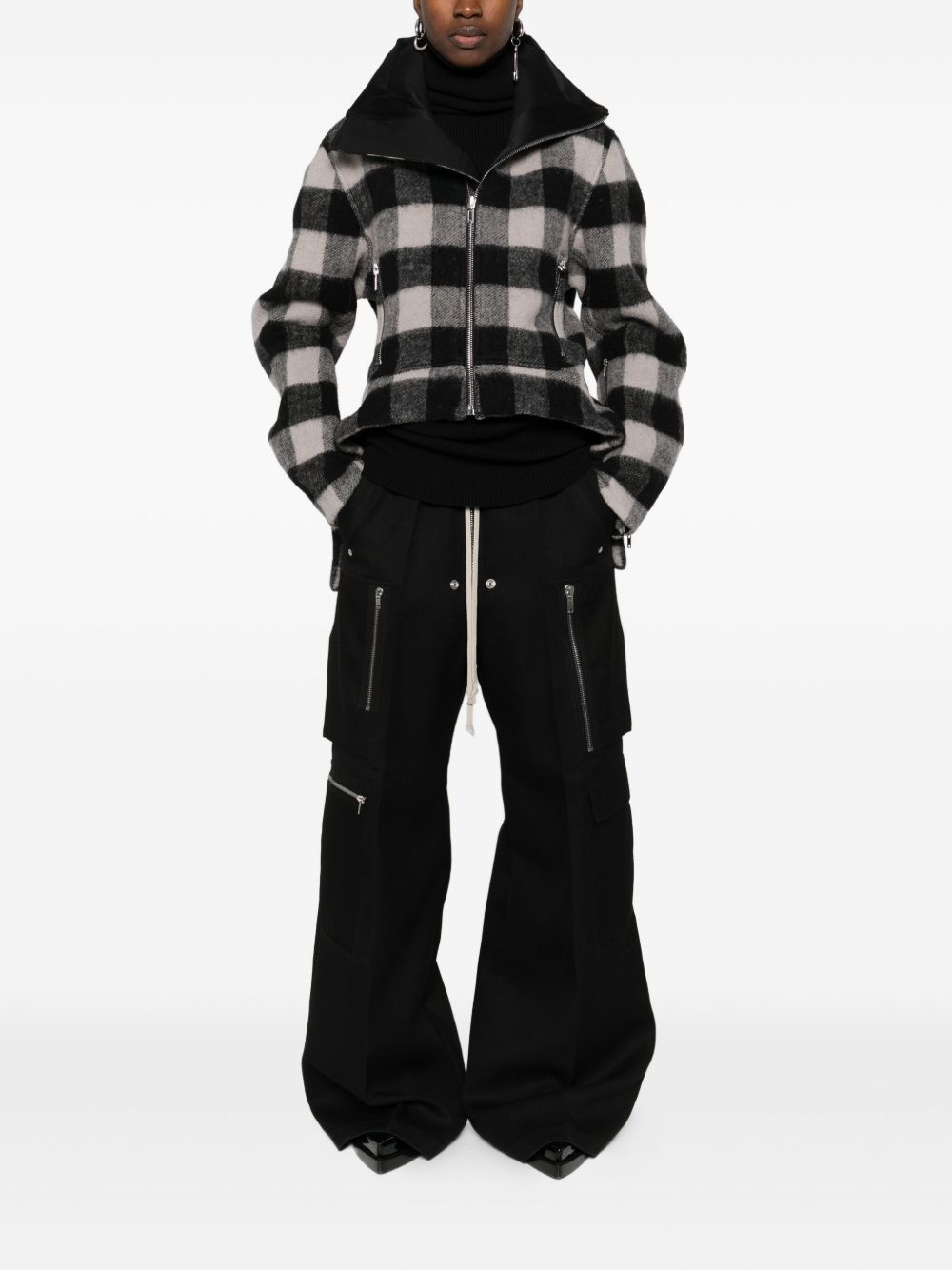 Rick Owens Women Wool Cargo Trousers RICK OWENS