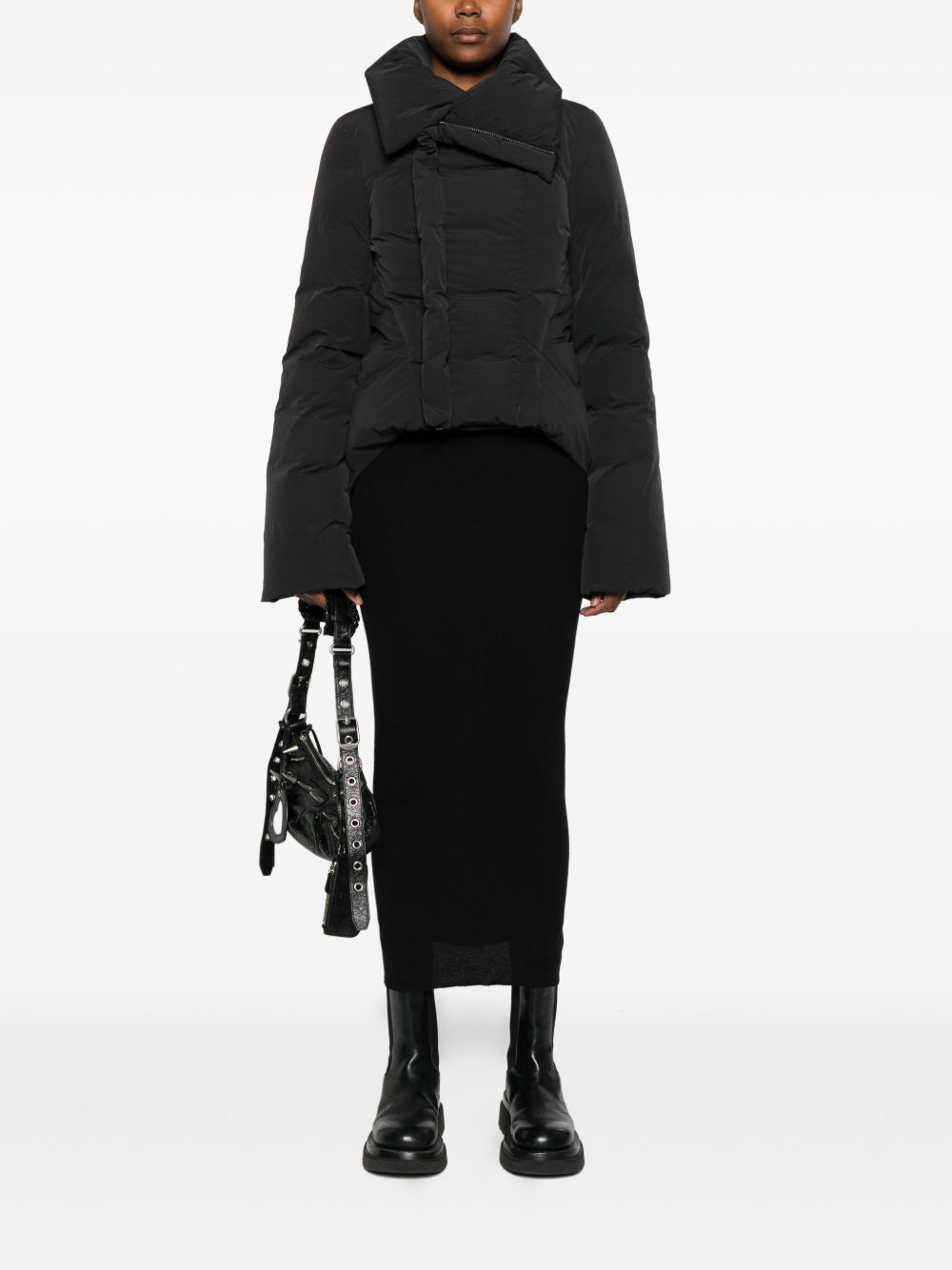 Rick Owens Women Asymmetric Down Jacket RICK OWENS