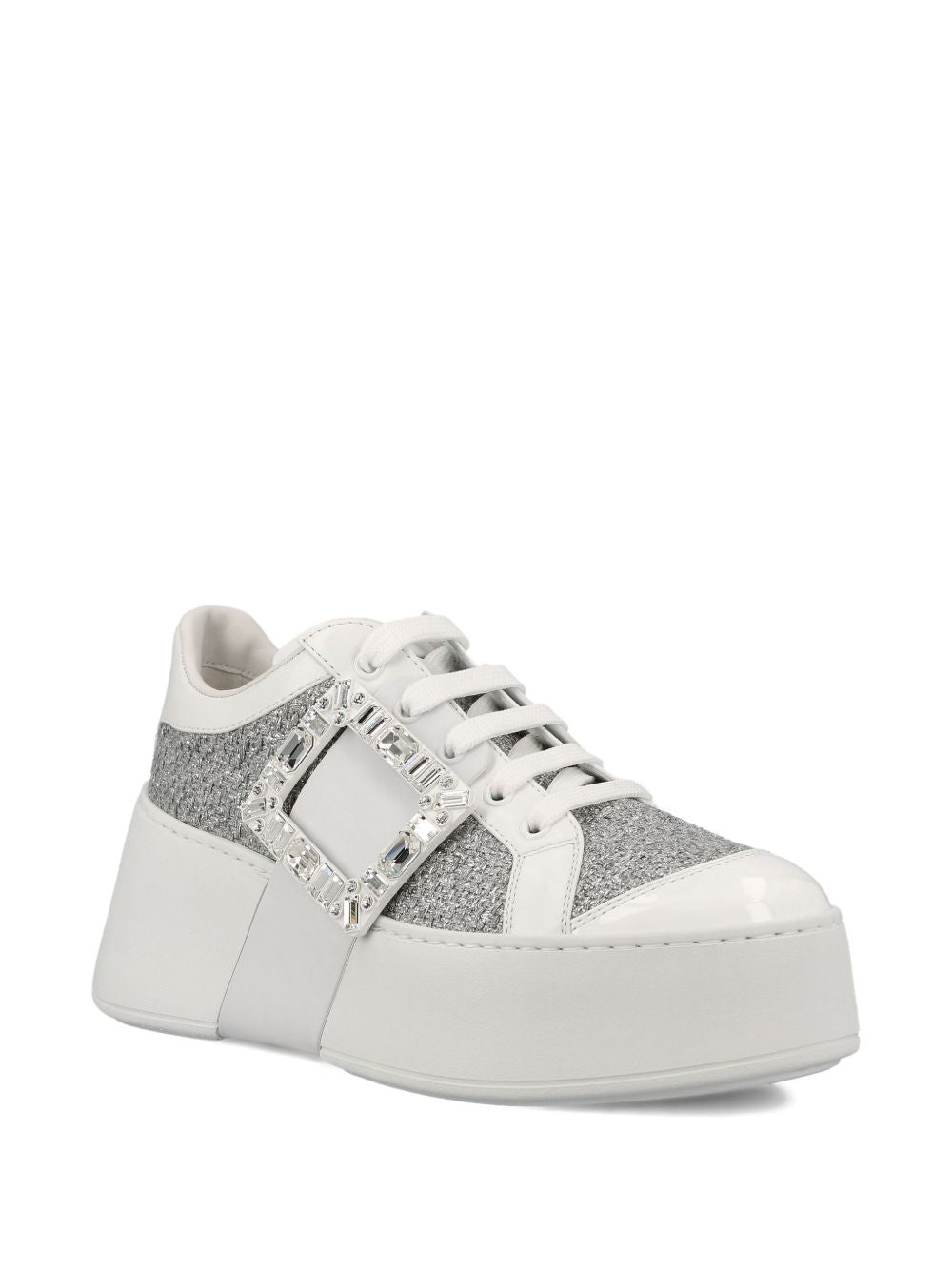 Roger Vivier Women Viv Skate High Strass Sneakers ROGER VIVIER
