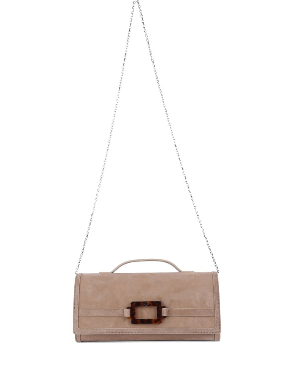 Roger Vivier Women Belle Vivier Leather Clutch ROGER VIVIER