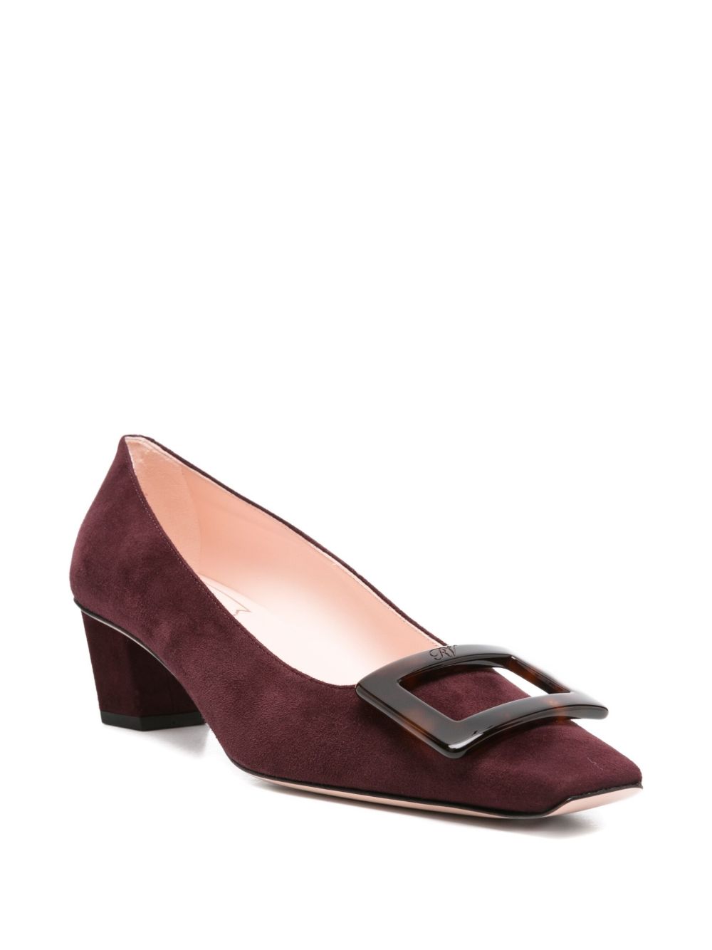 Roger Vivier Women Belle Vivier Turtle Leather Pumps ROGER VIVIER