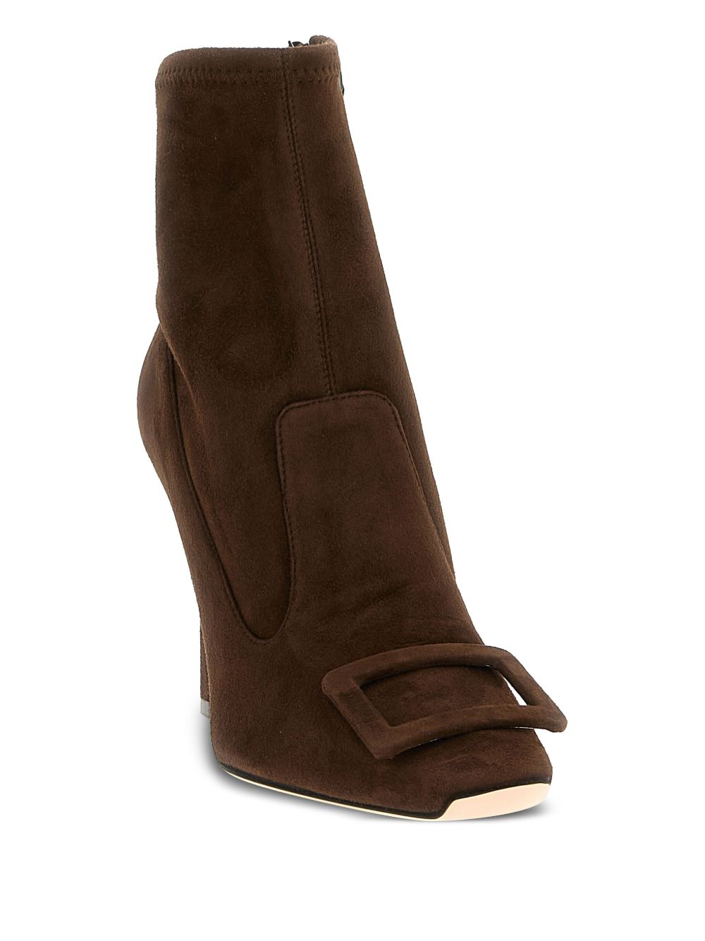 Roger Vivier Women Trompette Suede Leather Boots ROGER VIVIER