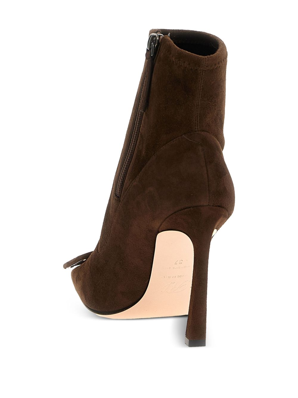 Roger Vivier Women Trompette Suede Leather Boots ROGER VIVIER