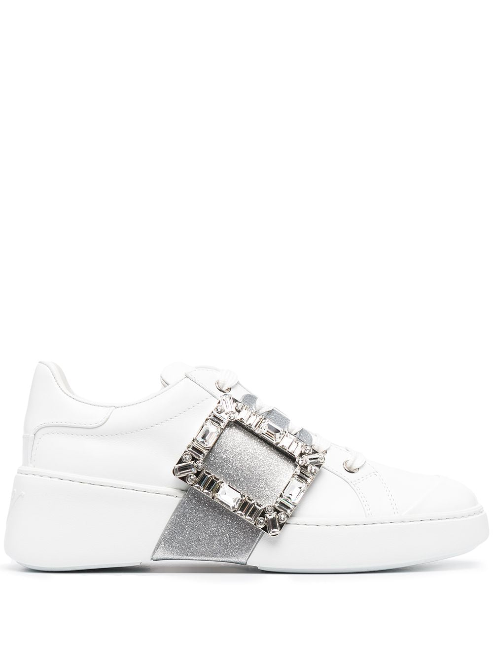 Roger Vivier Women Viv Skate Glitter Sneakers ROGER VIVIER