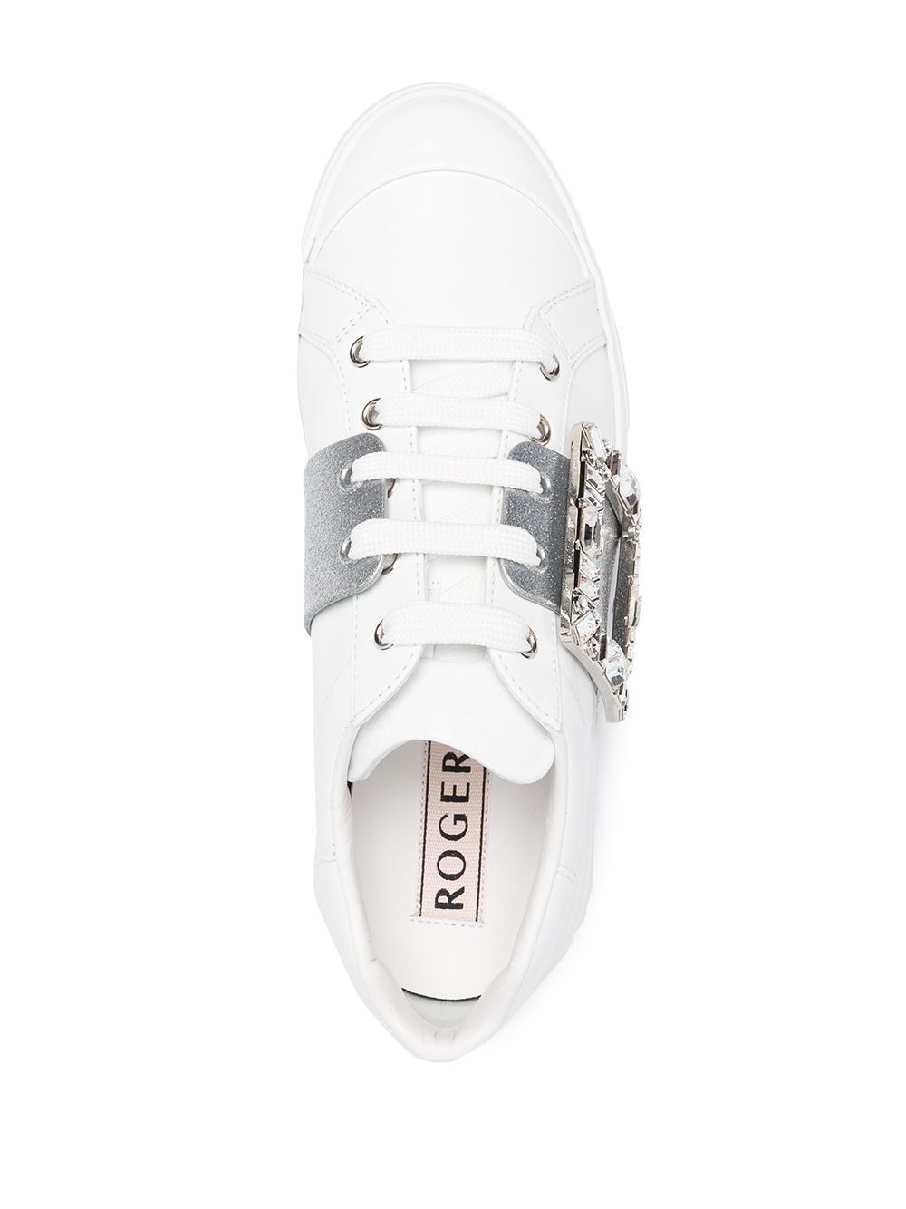 Roger Vivier Women Viv Skate Glitter Sneakers ROGER VIVIER
