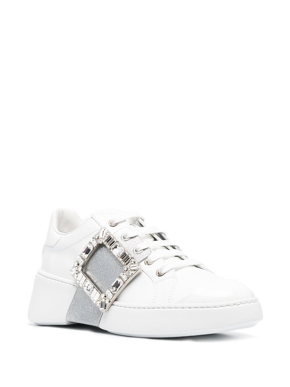 Roger Vivier Women Viv Skate Glitter Sneakers ROGER VIVIER