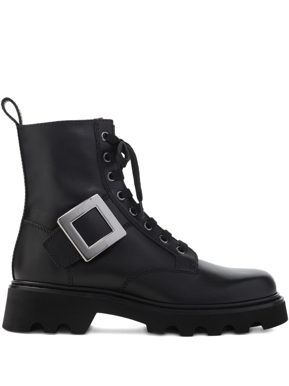 Roger Vivier Women Viv Rangers Leather Boots ROGER VIVIER