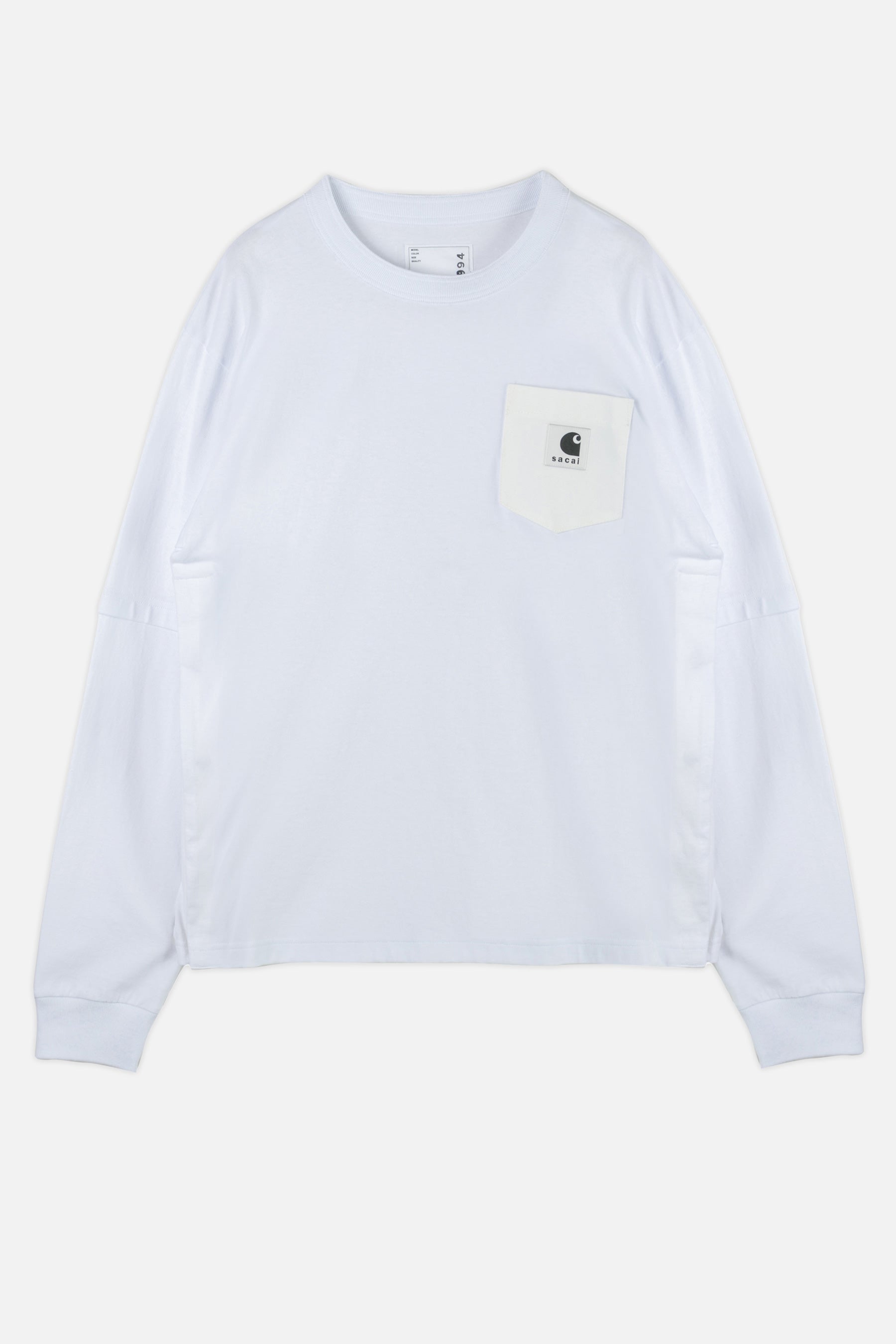 Sacai Men Long Sleeved T-Shirt Sacai X Carhartt Wip SACAI