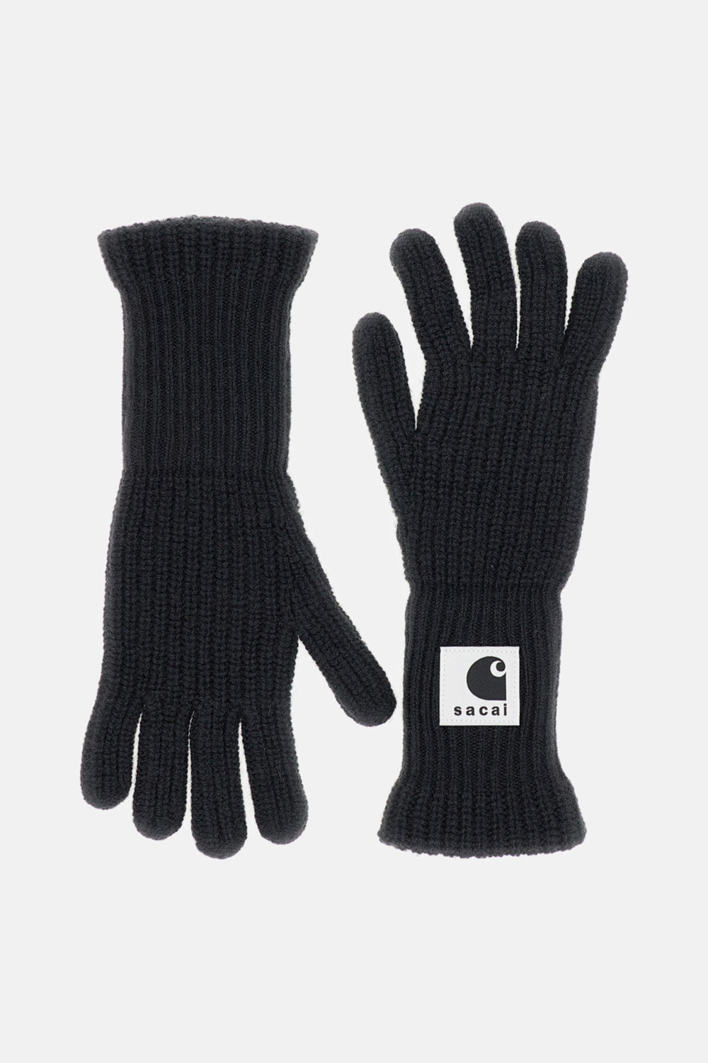 Sacai Men Sacai X Carhartt Wip Wool-Blend Knit Gloves SACAI
