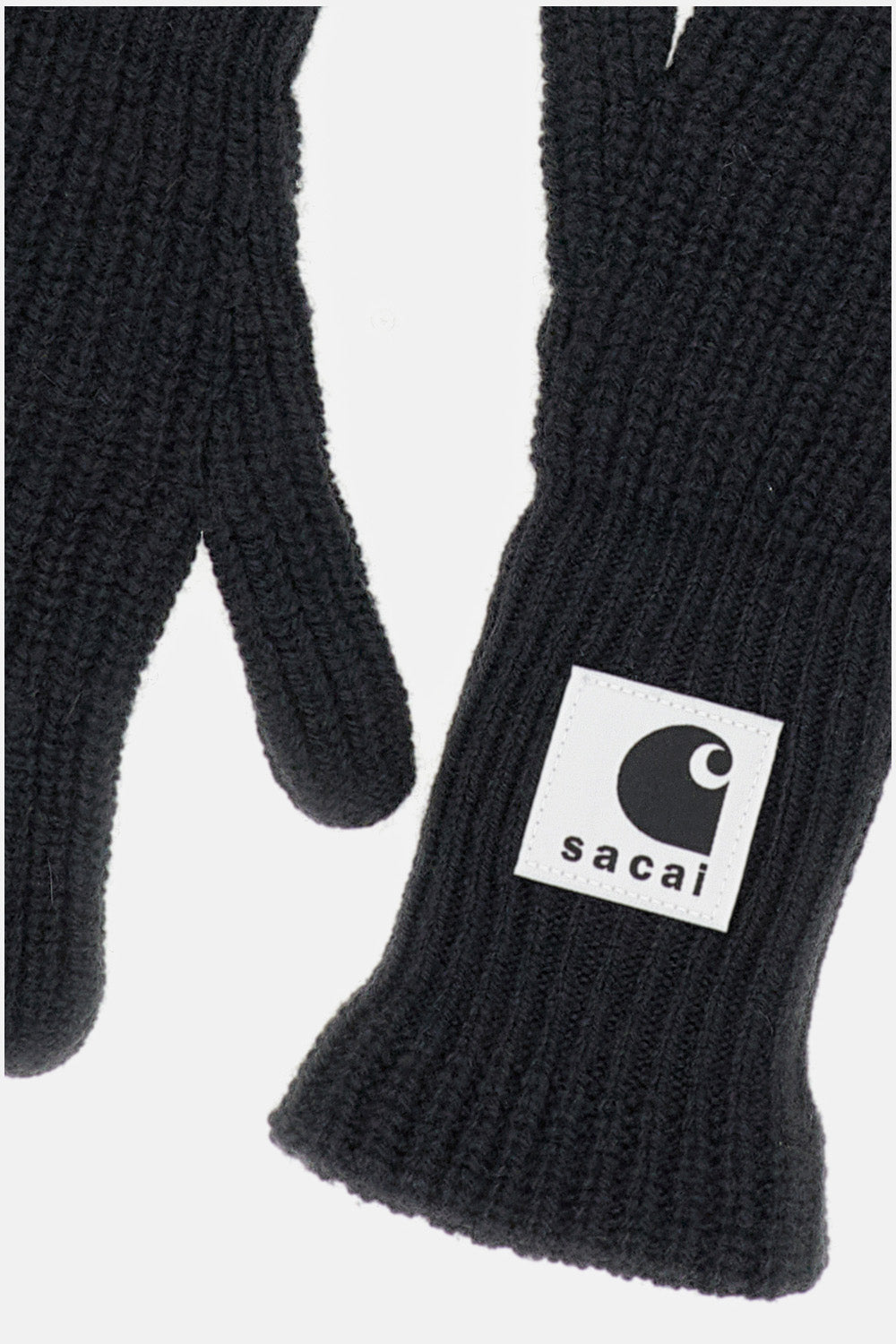 Sacai Men Sacai X Carhartt Wip Wool-Blend Knit Gloves SACAI