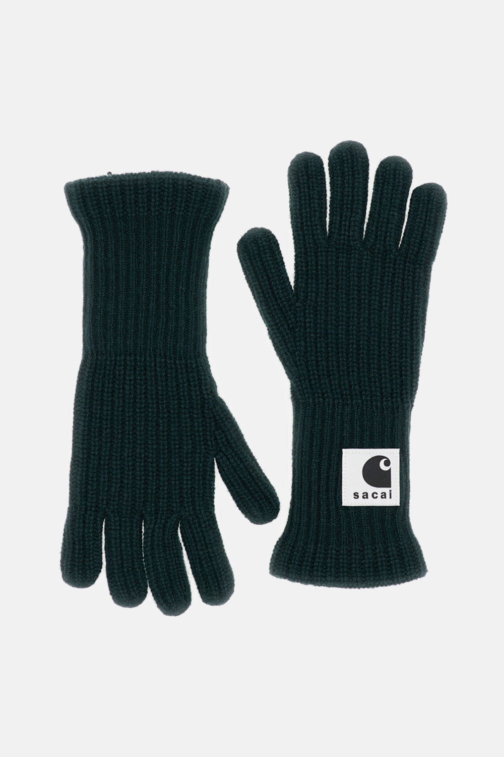 Sacai Men Sacai X Carhartt Wip Wool-Blend Knit Gloves SACAI