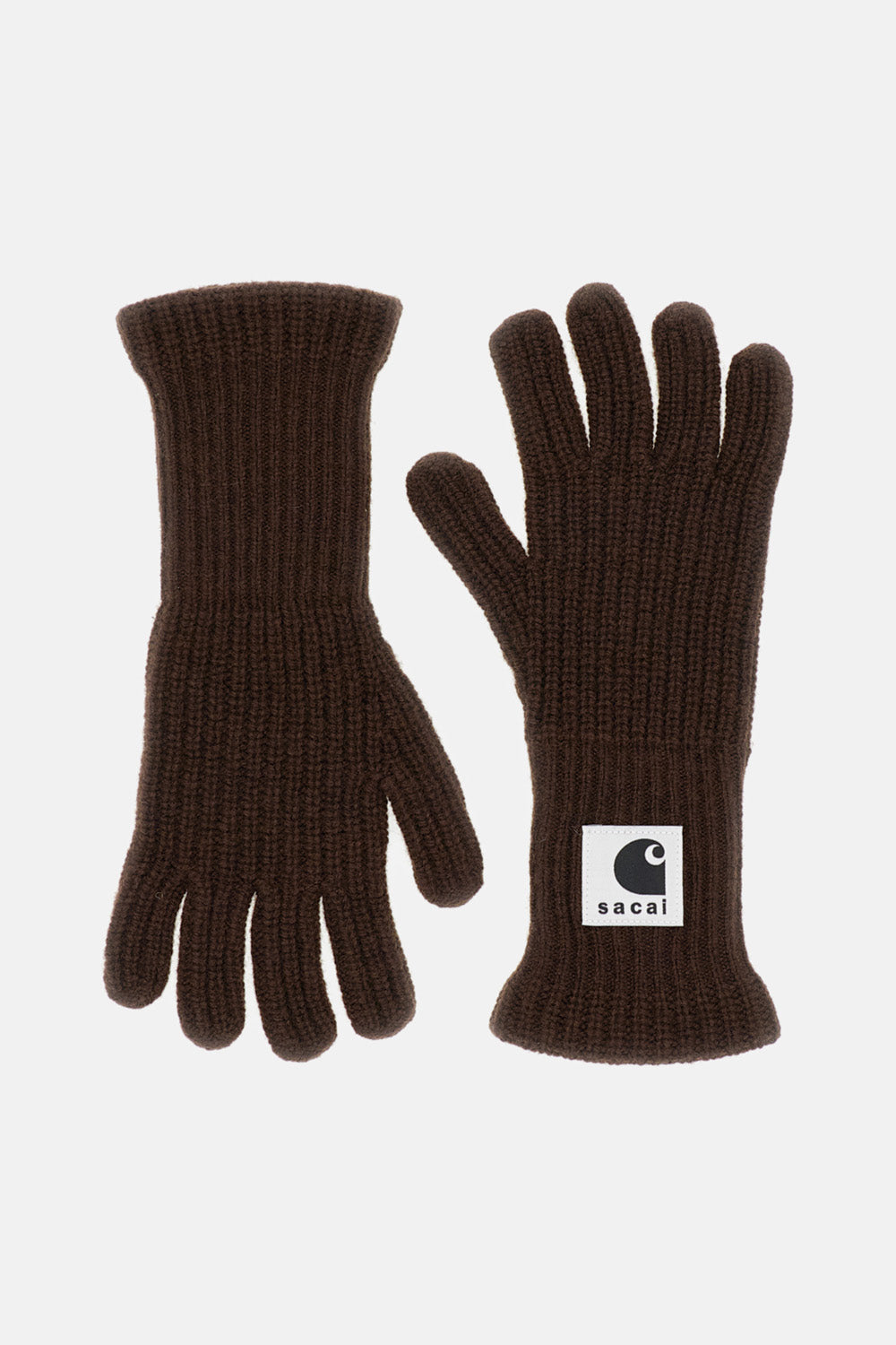 Sacai Men Sacai X Carhartt Wip Wool-Blend Knit Gloves SACAI