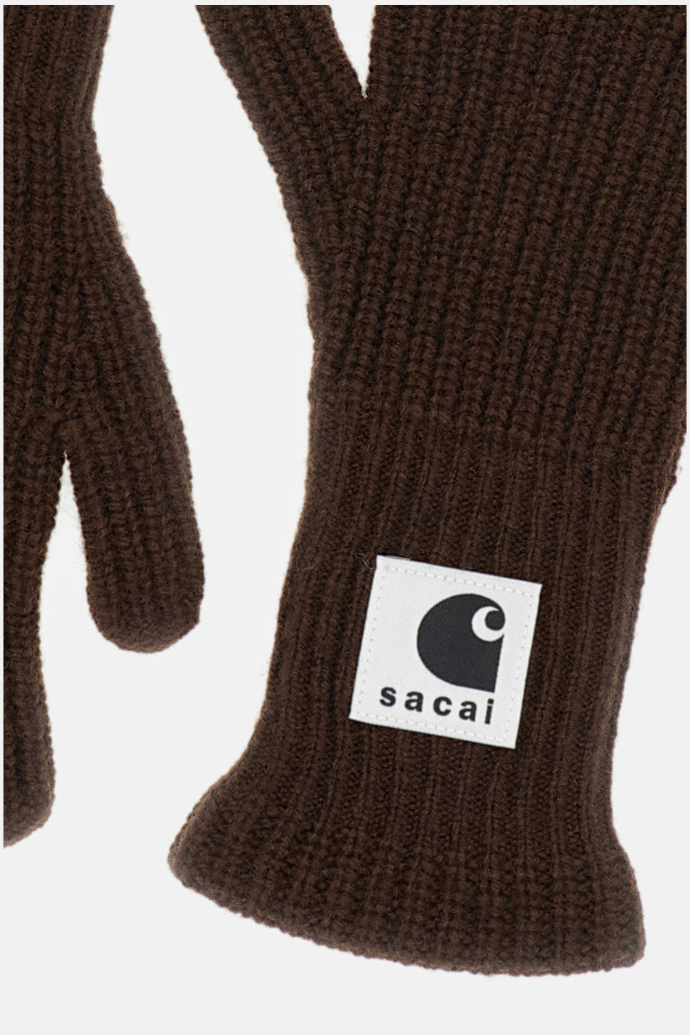 Sacai Men Sacai X Carhartt Wip Wool-Blend Knit Gloves SACAI
