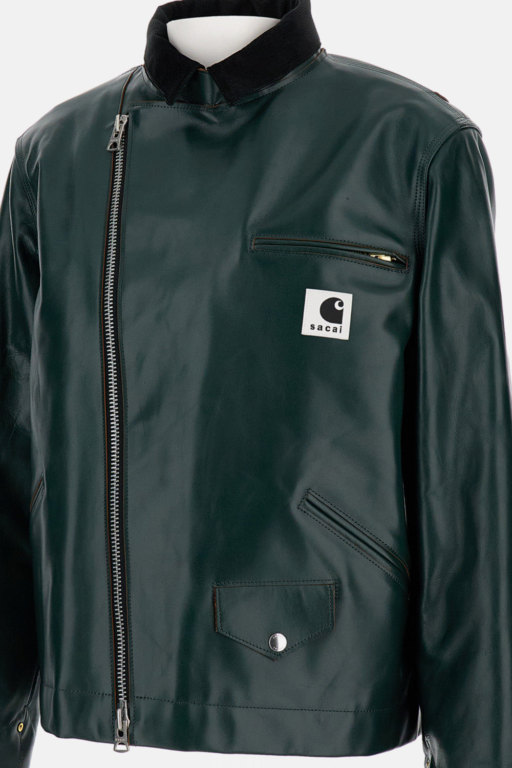 Sacai Women Sacai X Carhartt Wip Leather Jacket SACAI