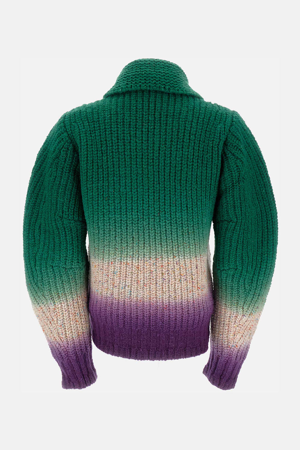 Sacai Women Tie-Dye Wool Knit Blouson SACAI