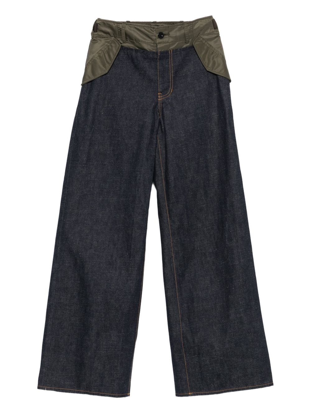 Sacai Women Denim Cotton Jeans SACAI