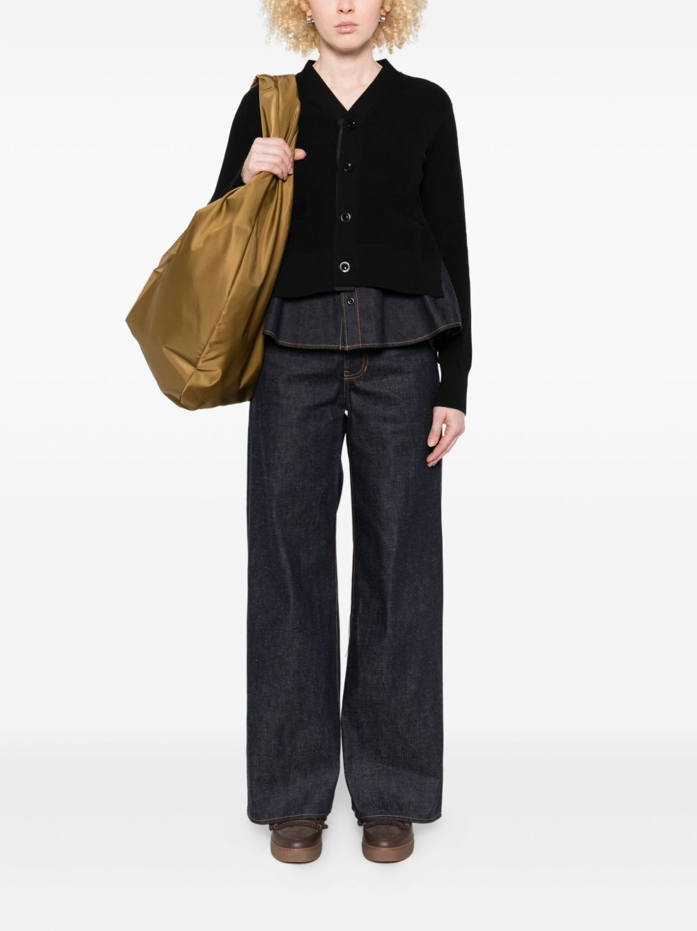 Sacai Women Denim Cotton Jeans SACAI