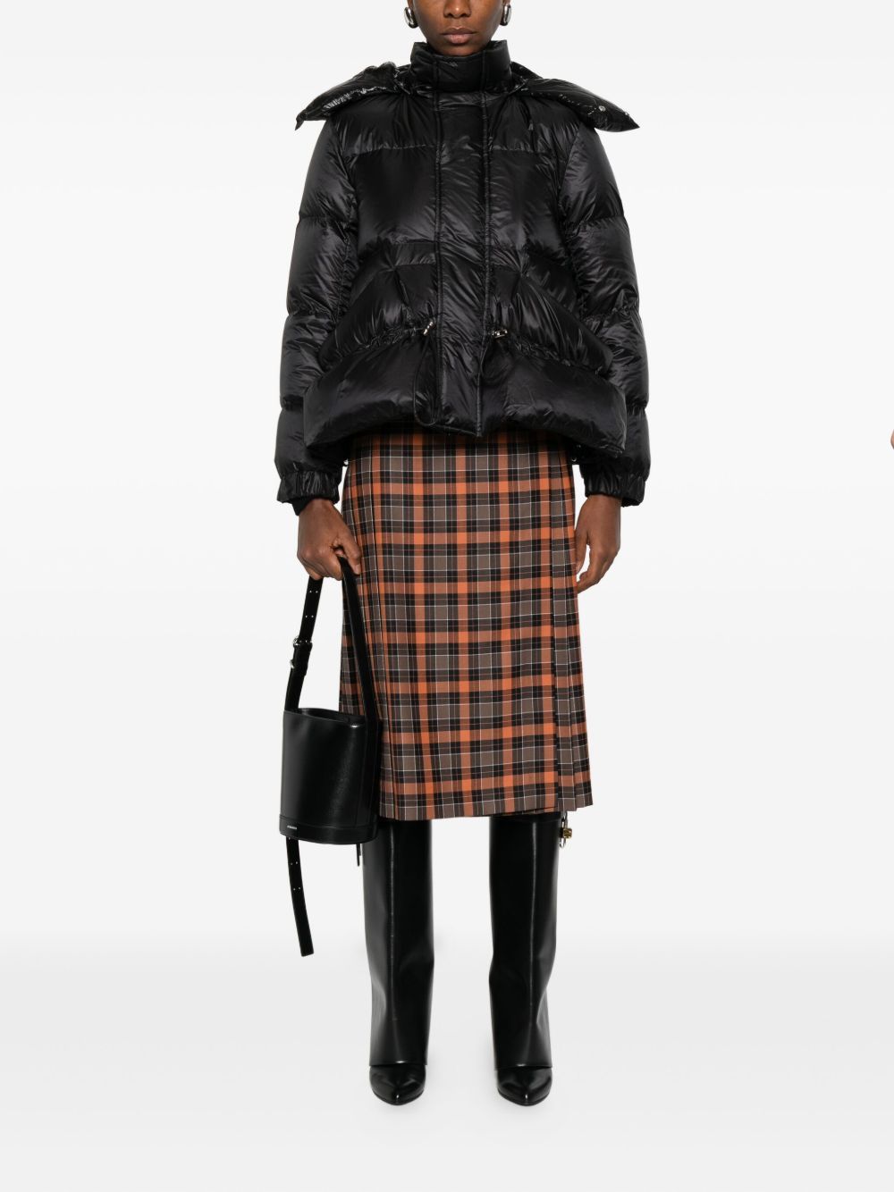 Sacai Women Nylon Puffer Down Jacket SACAI