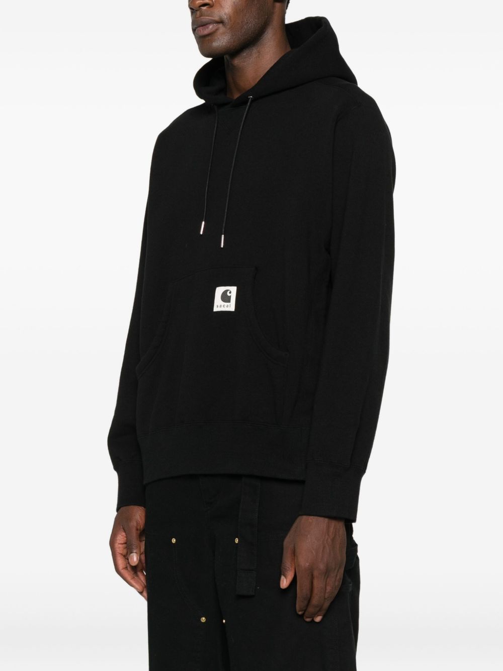 Sacai X Carhartt Wip Men Logo Cotton Hoodie SACAI X CARHARTT WIP