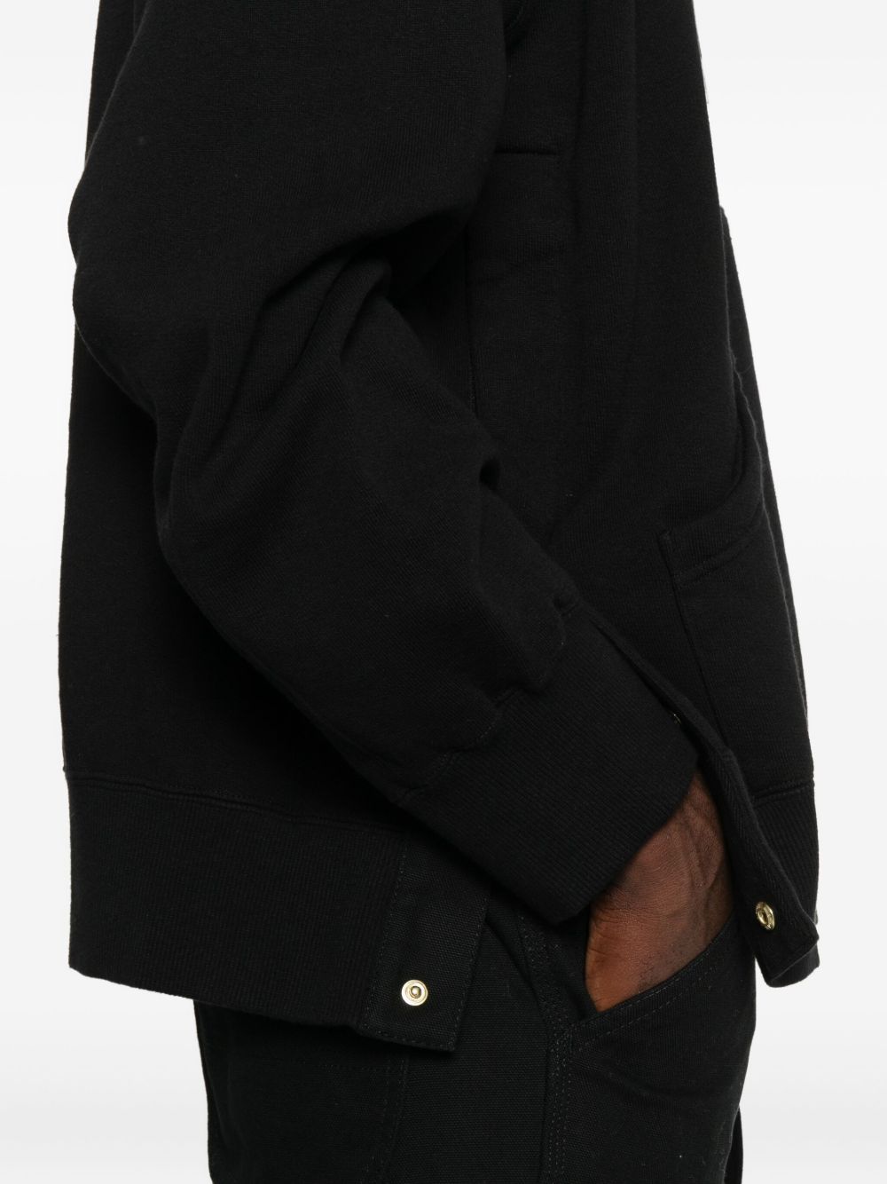 Sacai X Carhartt Wip Men Logo Cotton Hoodie SACAI X CARHARTT WIP