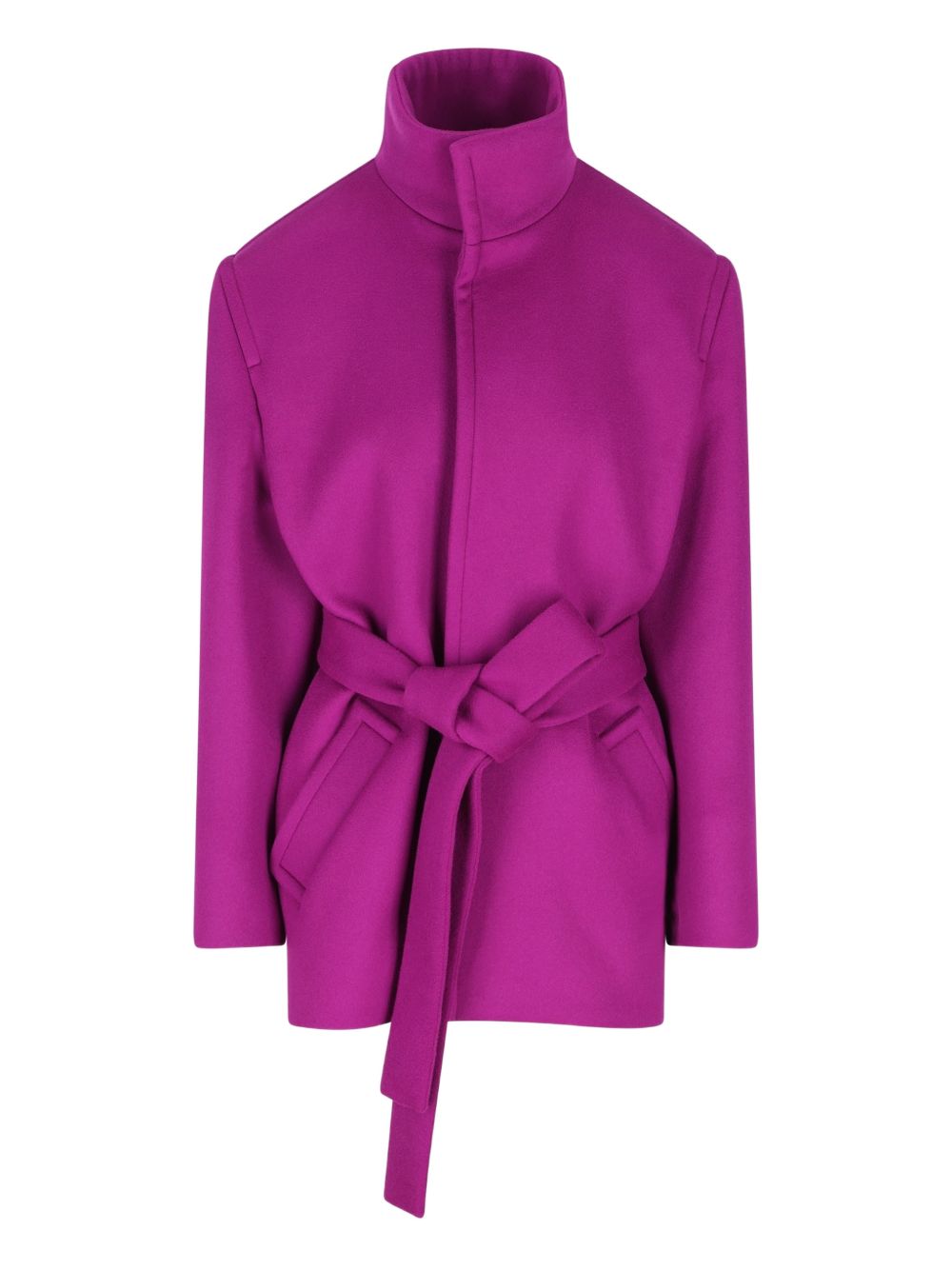 Saint Laurent Women Wool Coat SAINT LAURENT