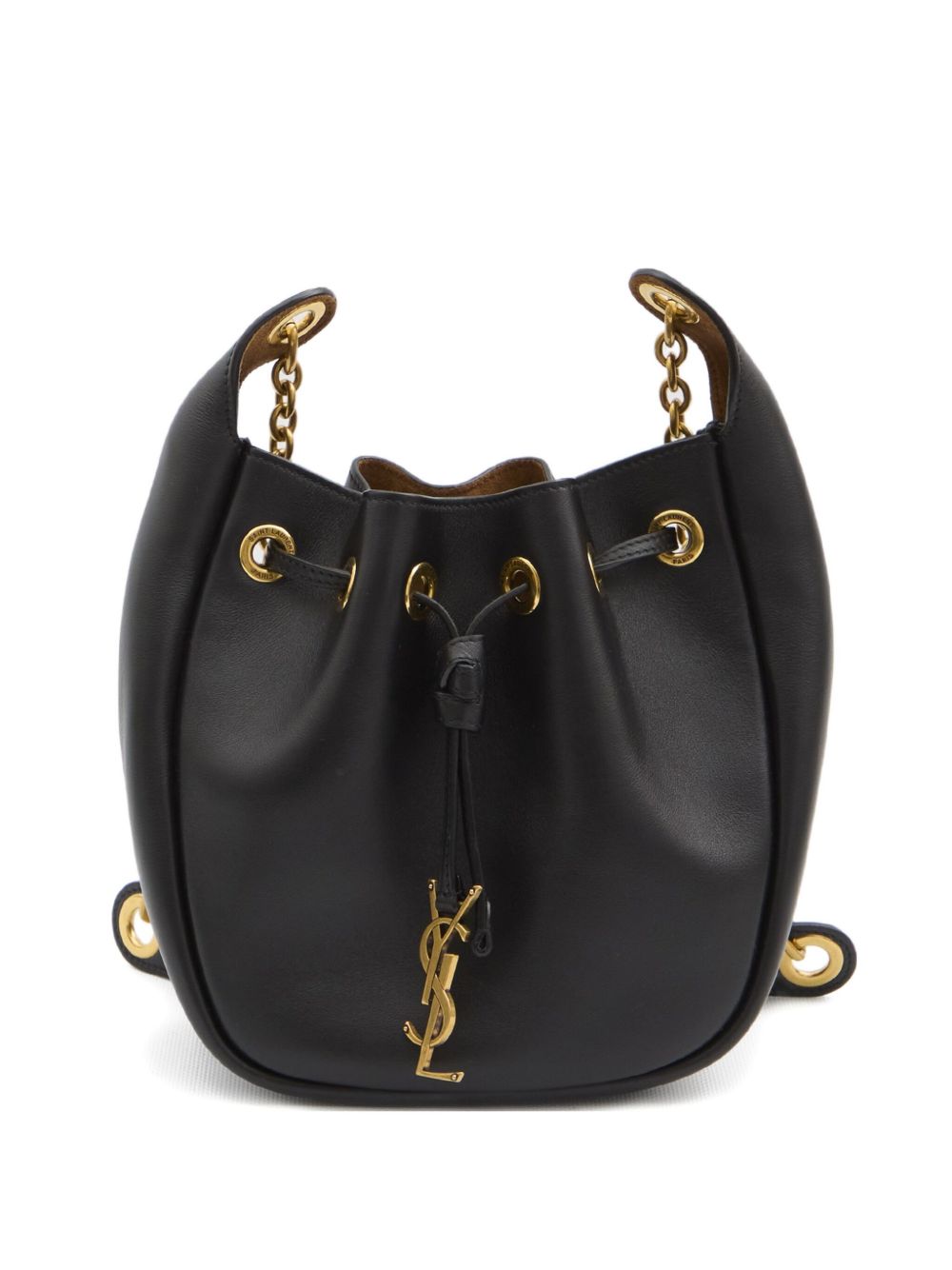 Saint Laurent Women Supple Leather Bucket Bag SAINT LAURENT