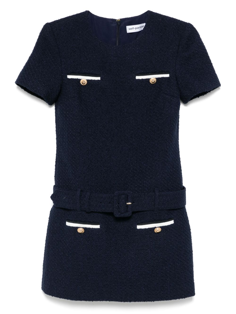 Self Portrait Women Boucle Mini Dress SELF-PORTRAIT