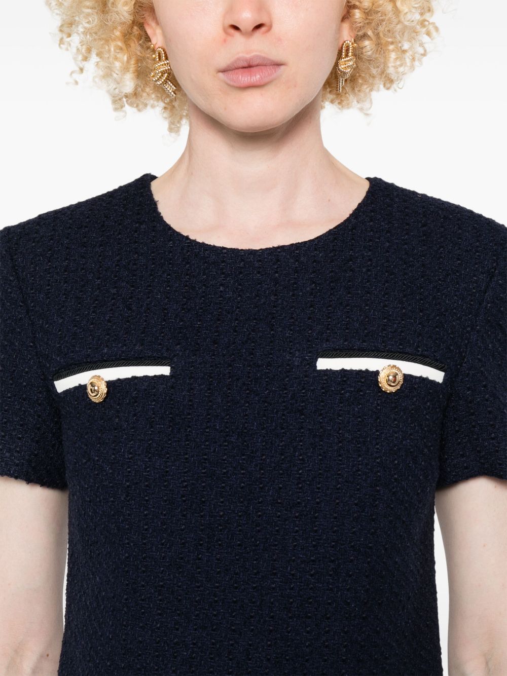 Self Portrait Women Boucle Mini Dress SELF-PORTRAIT
