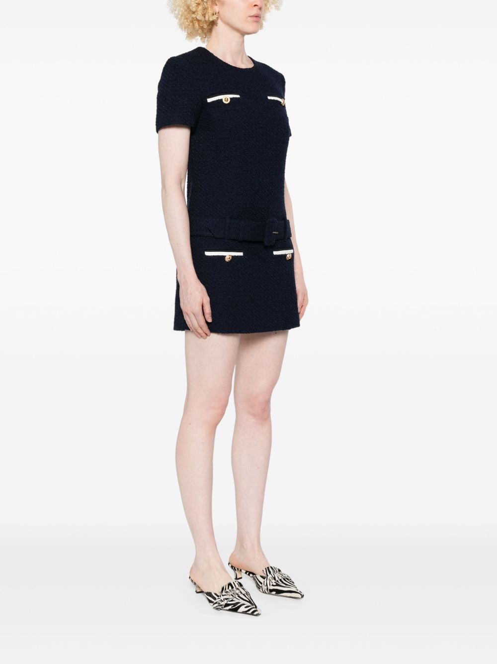 Self Portrait Women Boucle Mini Dress SELF-PORTRAIT