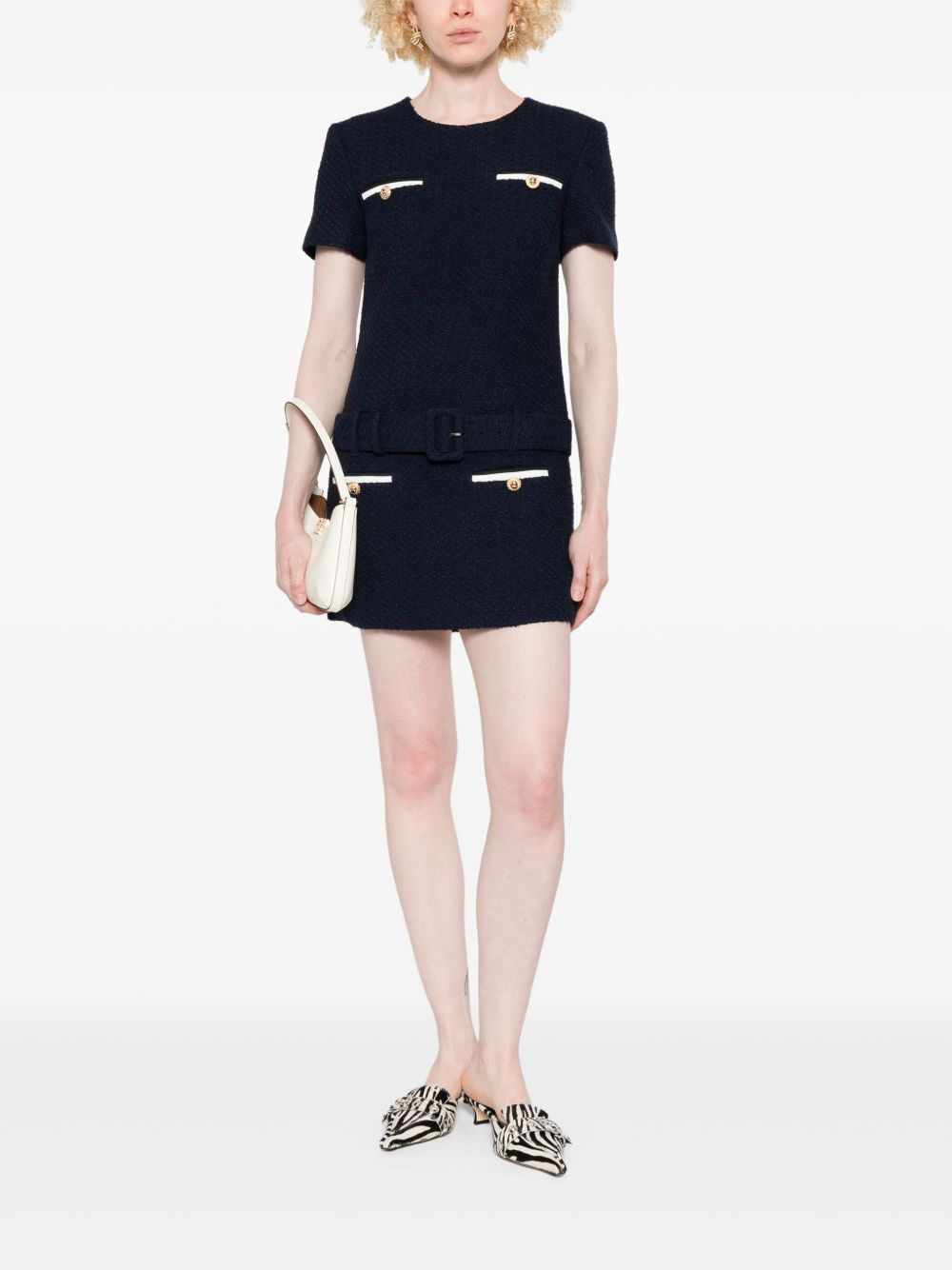 Self Portrait Women Boucle Mini Dress SELF-PORTRAIT