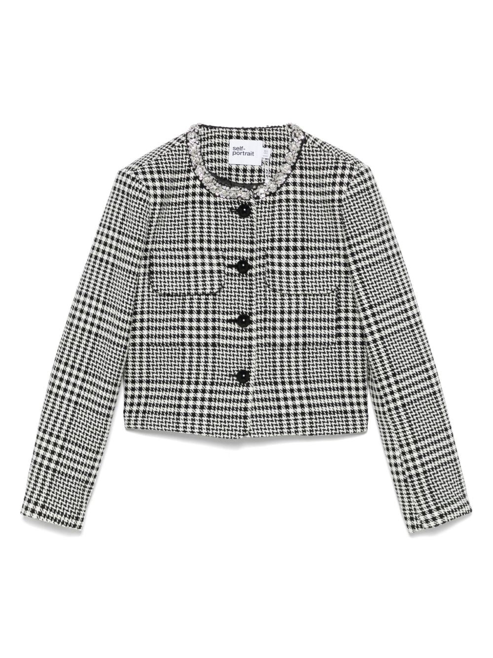 Self Portrait Women Wool Blend Checked Jacket SELF-PORTRAIT