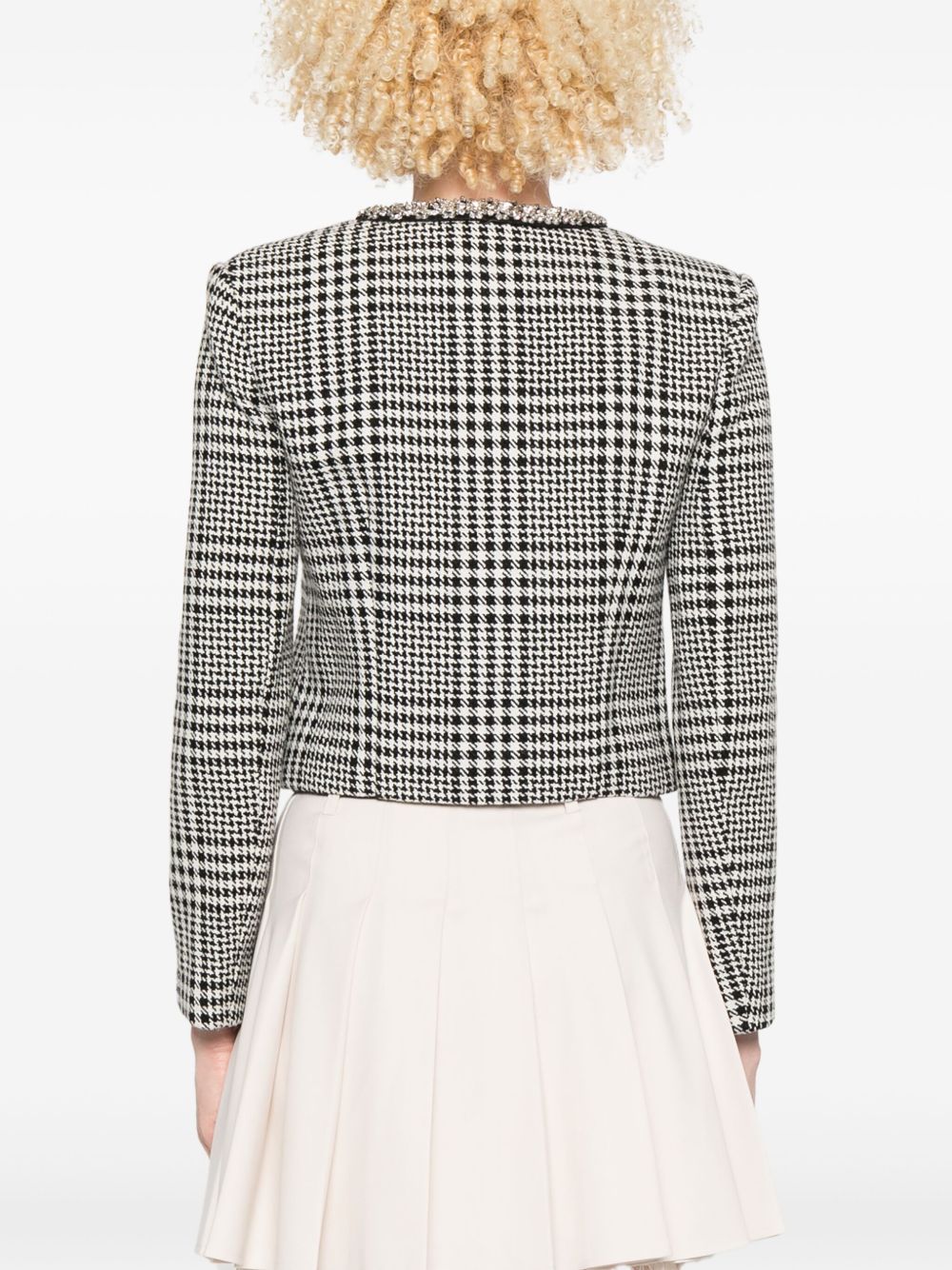 Self Portrait Women Wool Blend Checked Jacket SELF-PORTRAIT