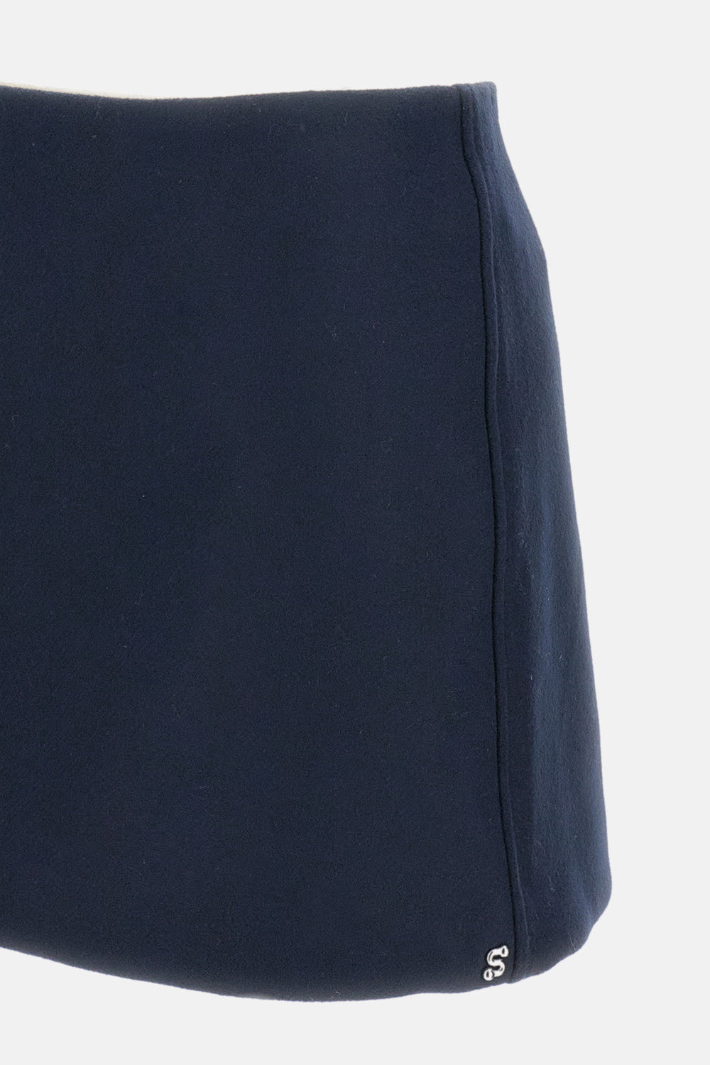 Sportmax Women Low-Rise Wool Mini Skirt SPORTMAX