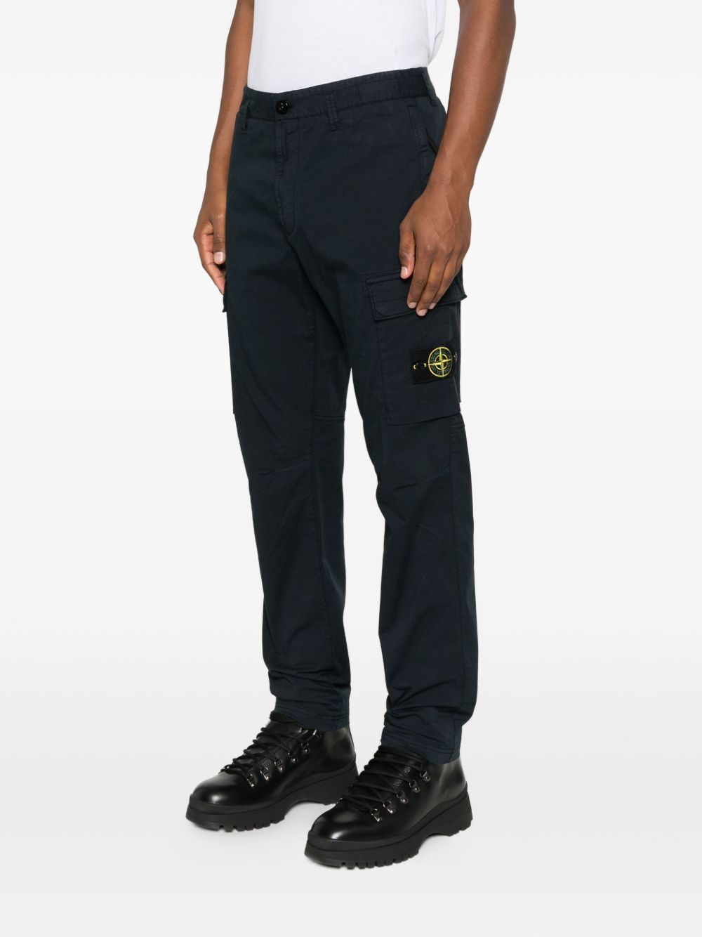 Stone Island Men Cotton Cargo Trousers STONE ISLAND