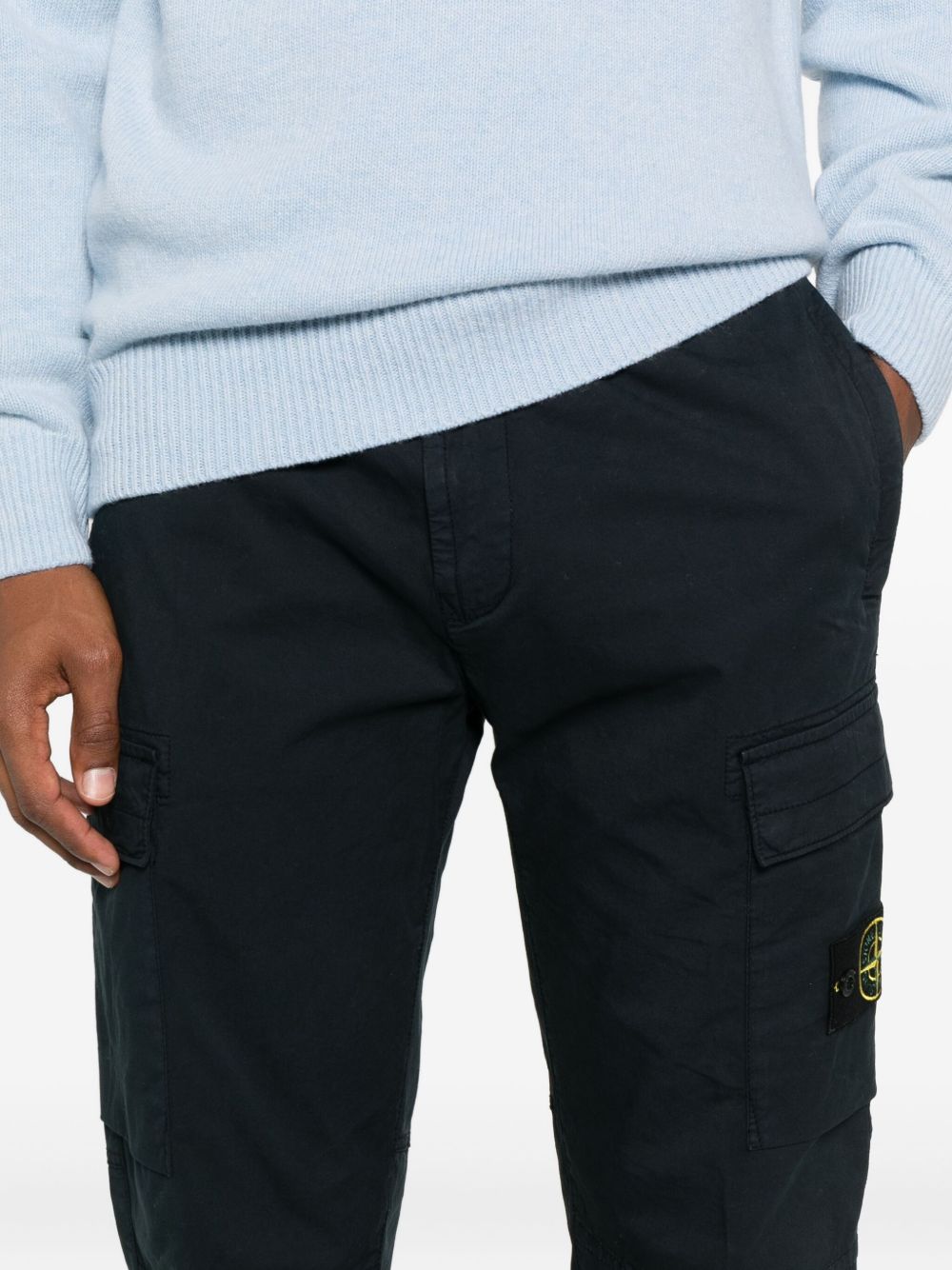 Stone Island Men Cotton Cargo Trousers STONE ISLAND