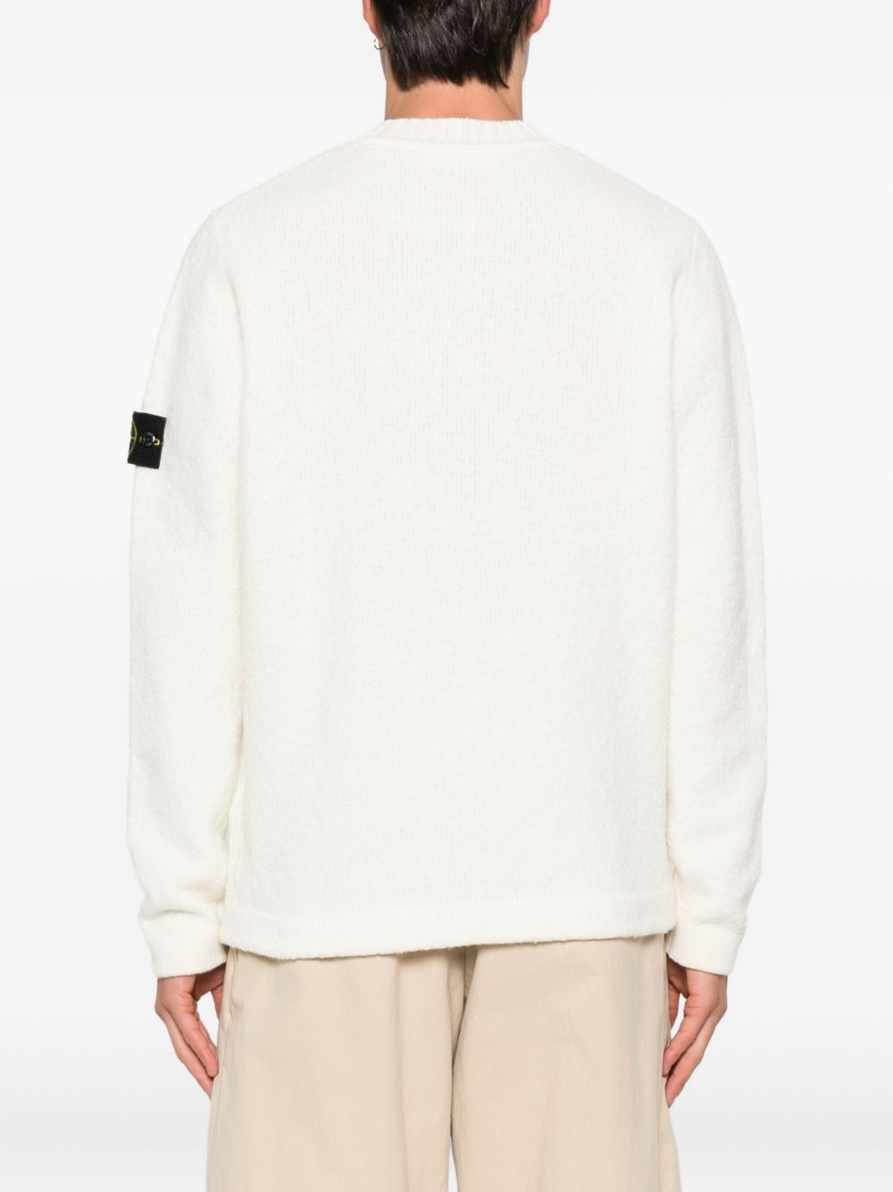 Stone Island Men Wool Blend Crewneck Sweater STONE ISLAND