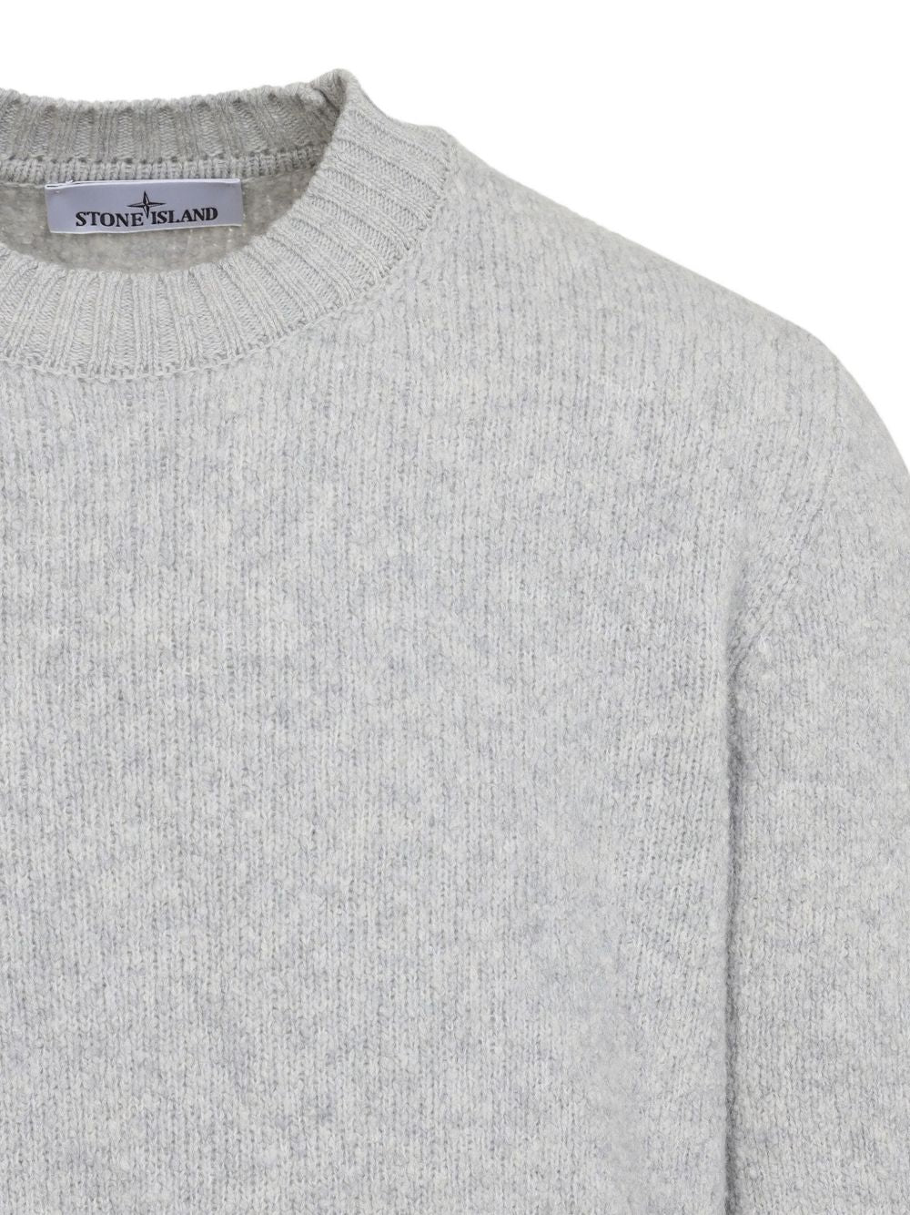 Stone Island Men Wool Blend Crewneck Sweater