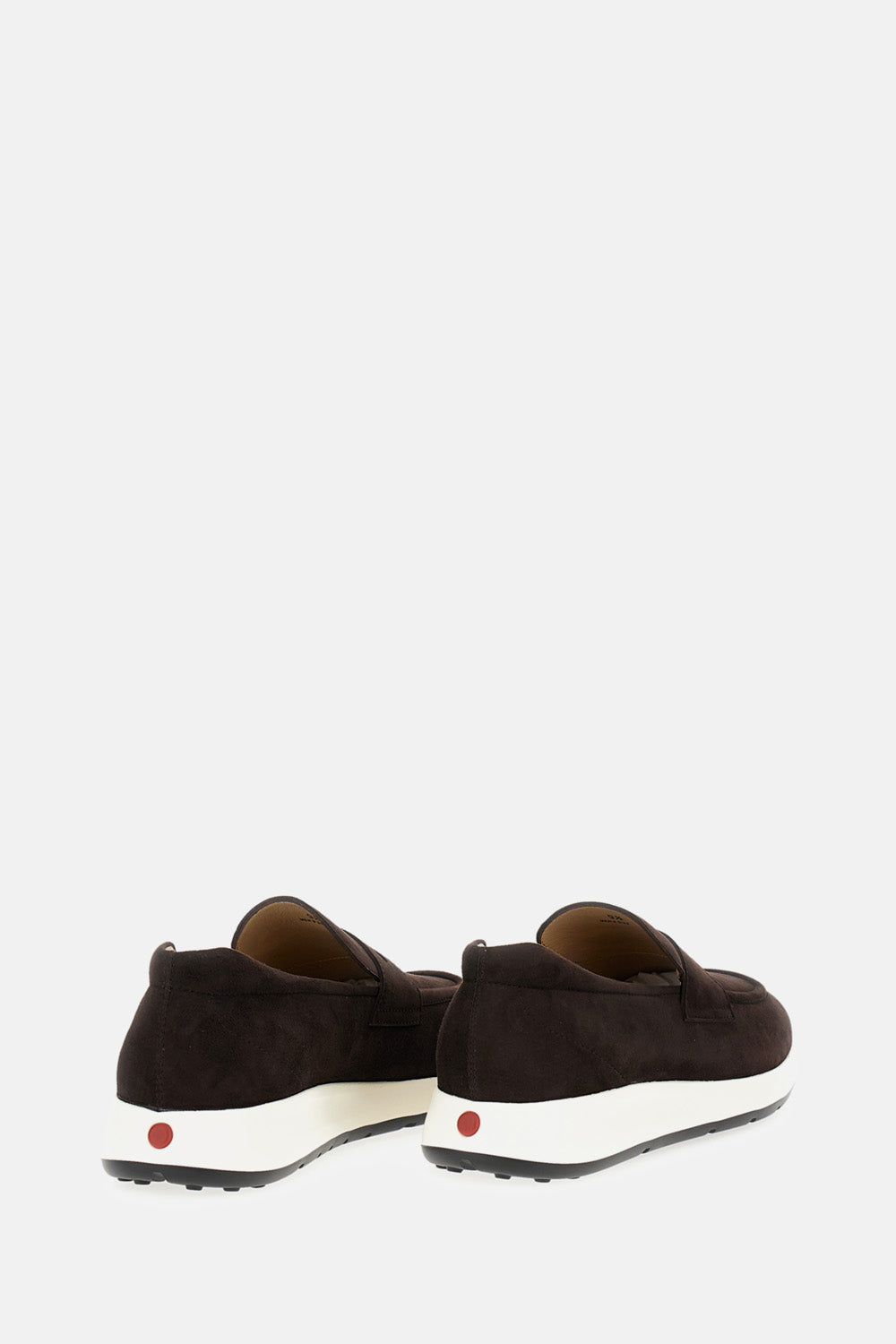 Tod's Men Red Hot Pashmy Suede Loafer-Sneakers TOD'S