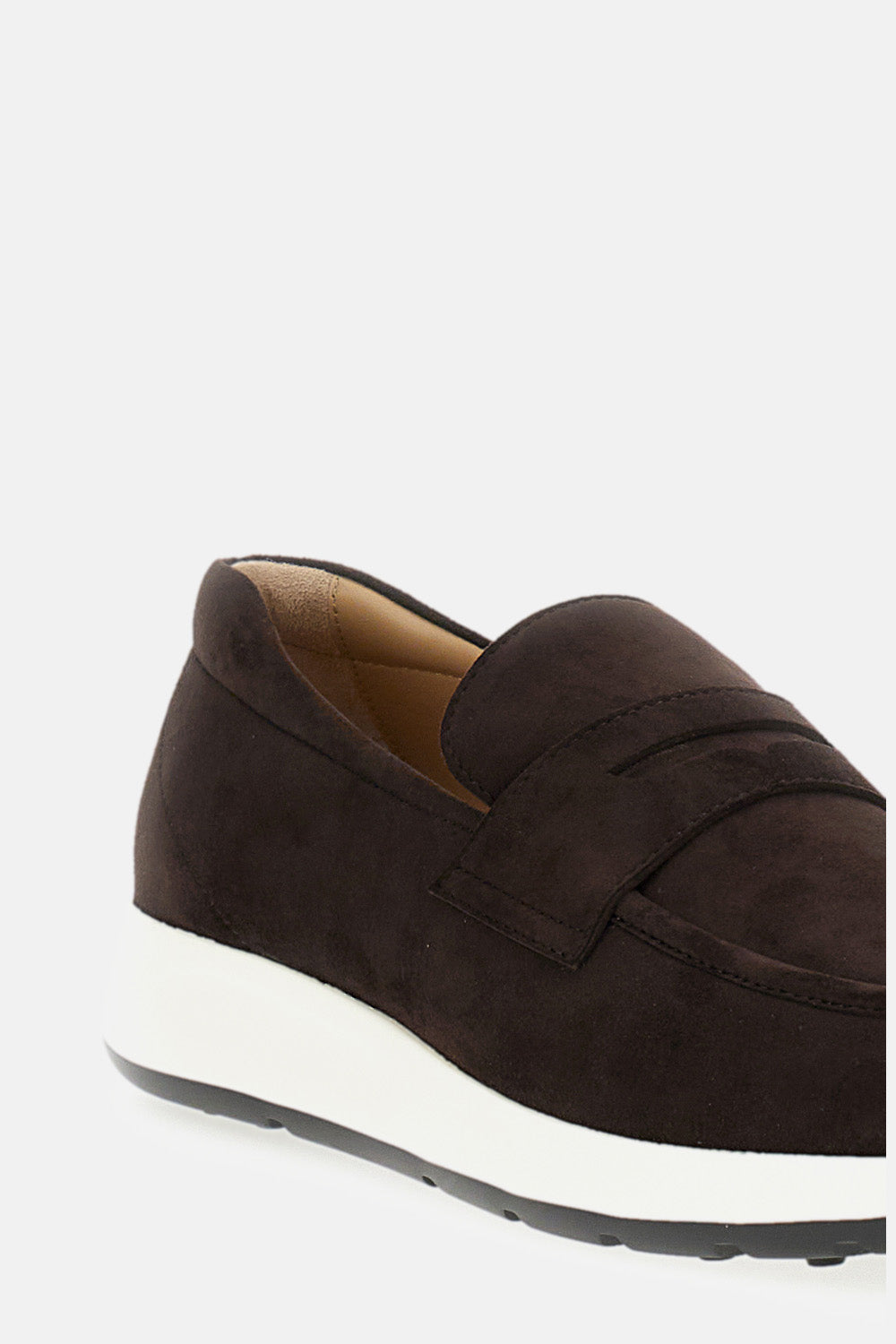 Tod's Men Red Hot Pashmy Suede Loafer-Sneakers TOD'S