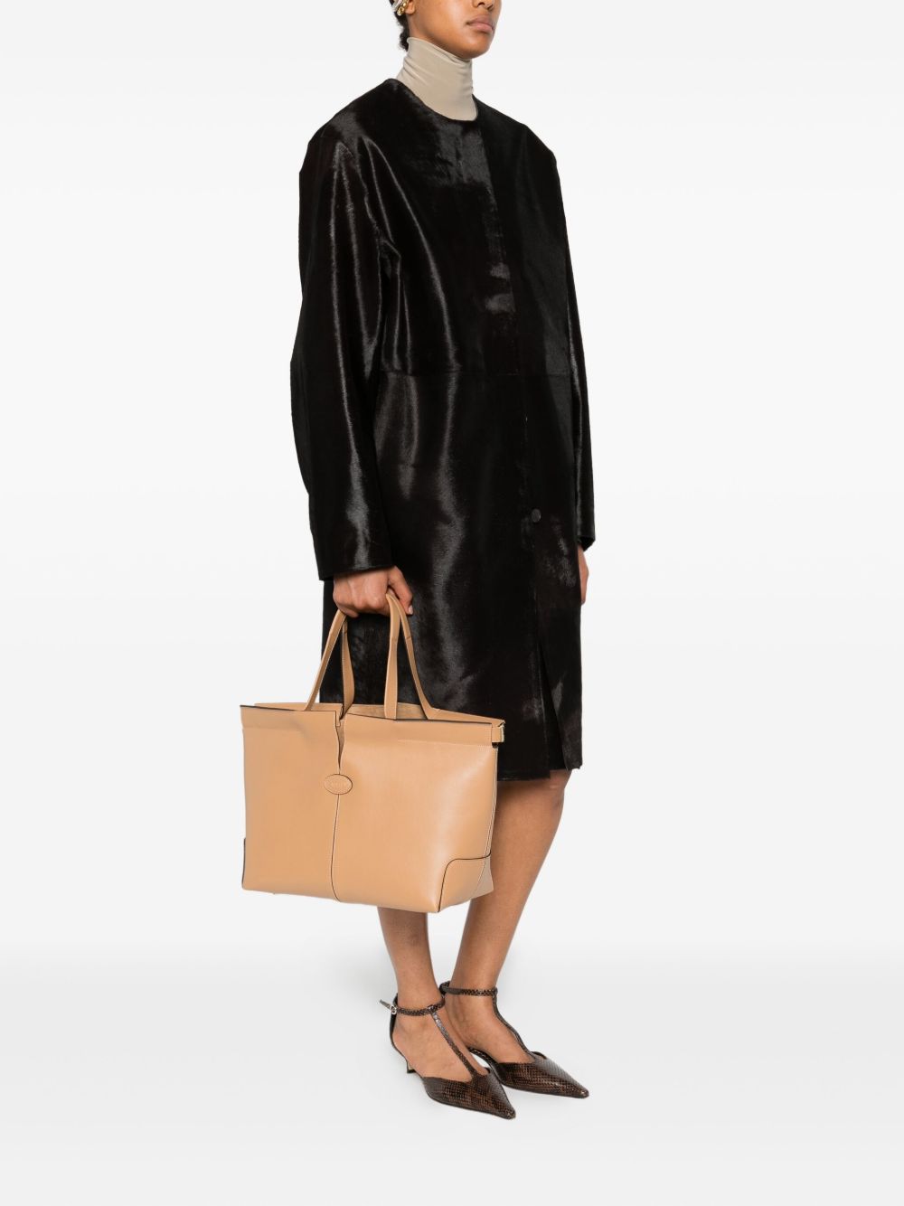 Tod's Women Di Bag Folio Leather Shopping Bag TOD'S