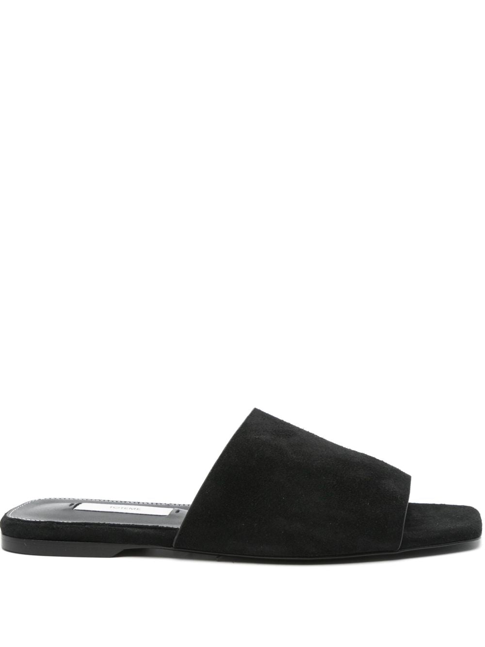 Toteme Women Velvet Flat Sandals TOTEME